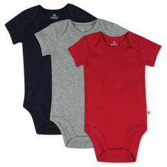 3-Pack Organic Cotton Short Sleeve Bodysuits