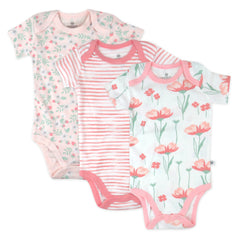 3-Pack Organic Cotton Short Sleeve Bodysuits