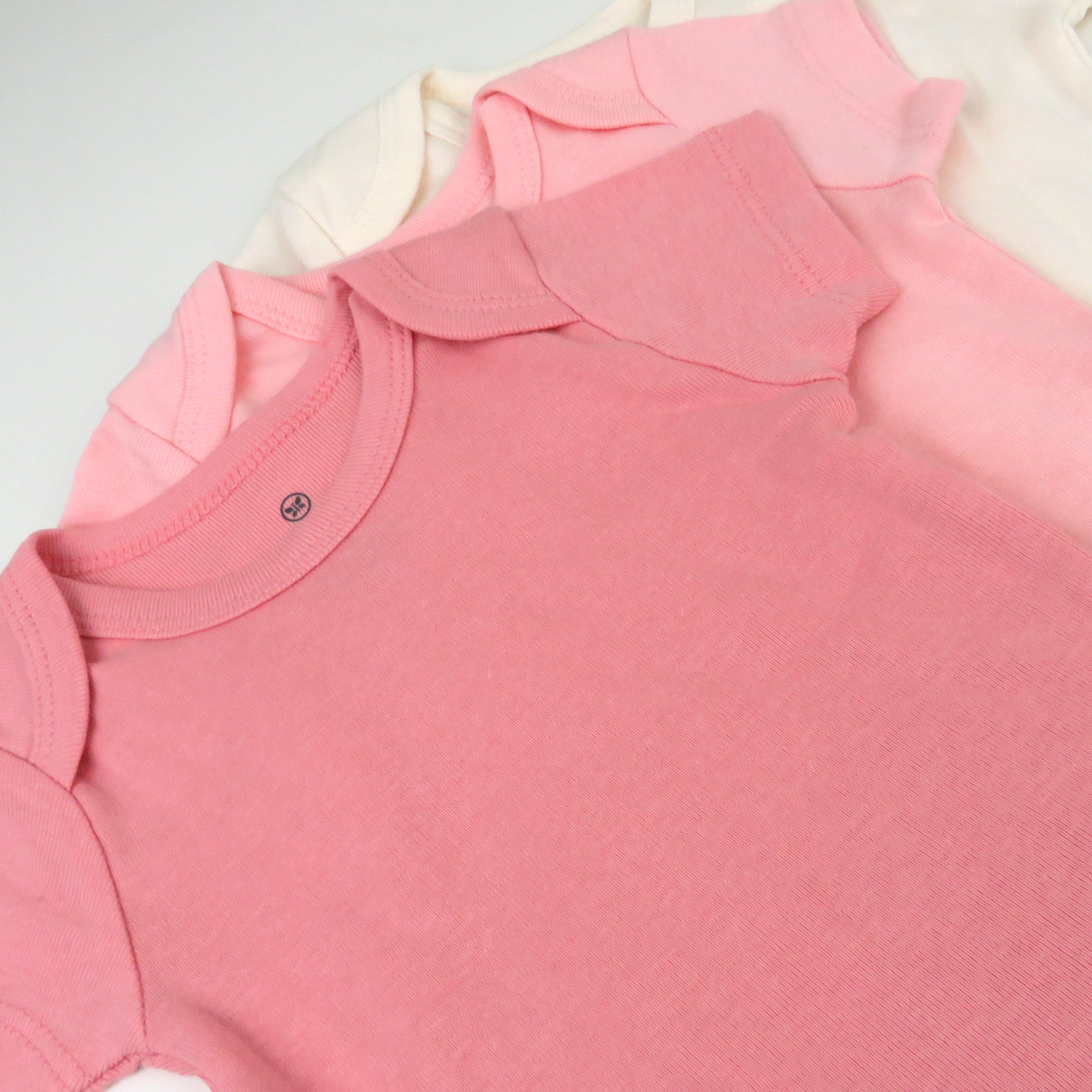 3-Pack Organic Cotton Short Sleeve Bodysuits