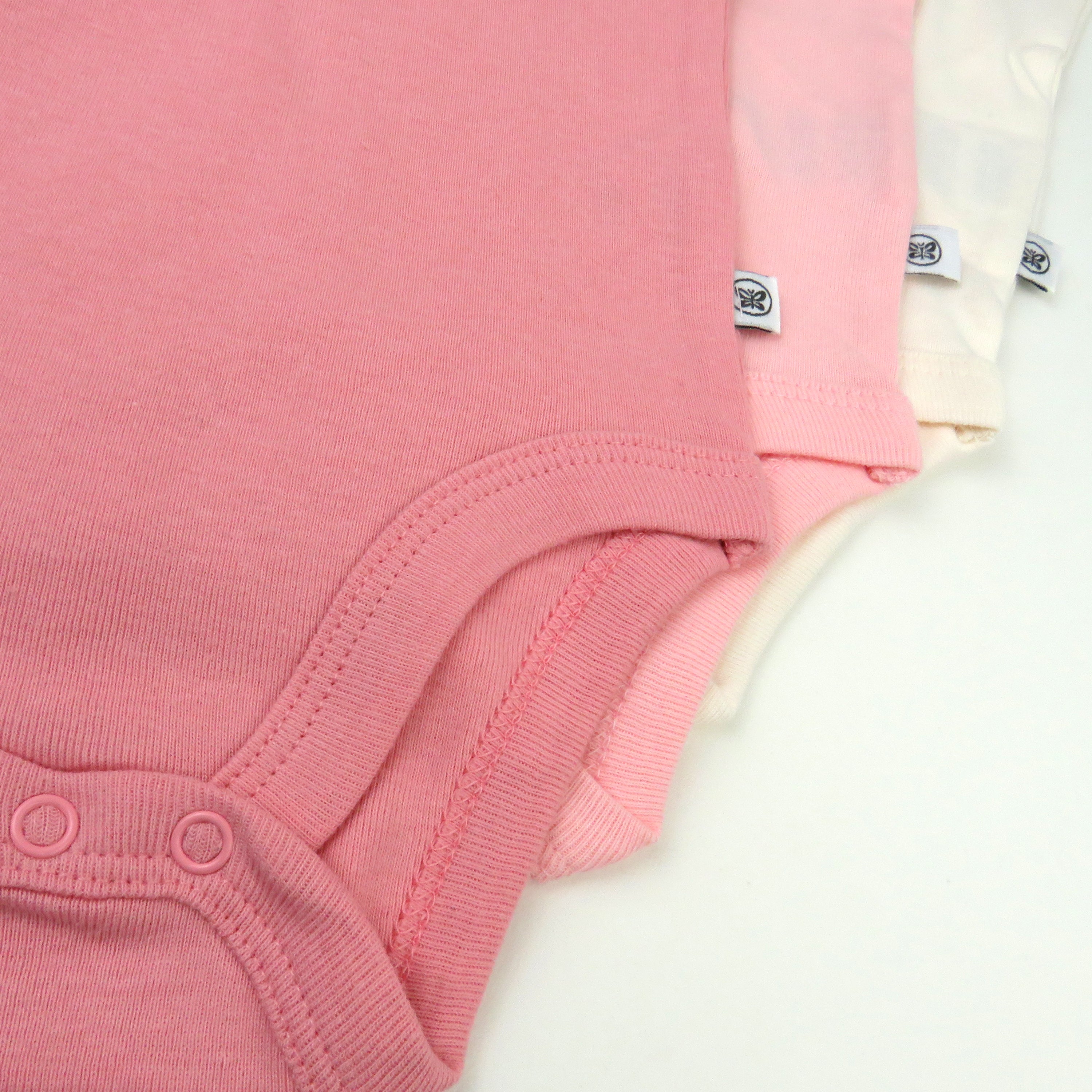 3-Pack Organic Cotton Short Sleeve Bodysuits