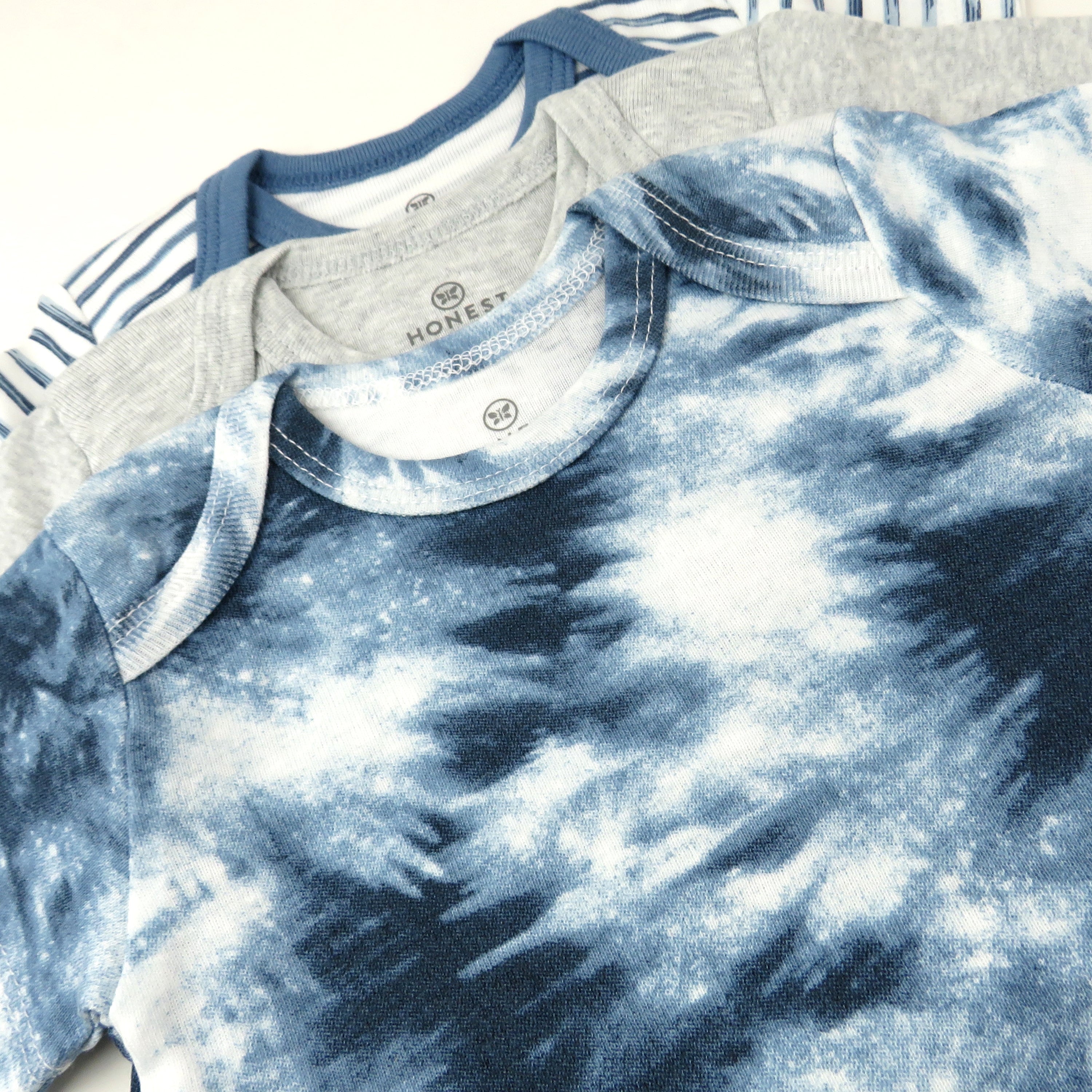 3-Pack Organic Cotton Short Sleeve Bodysuits