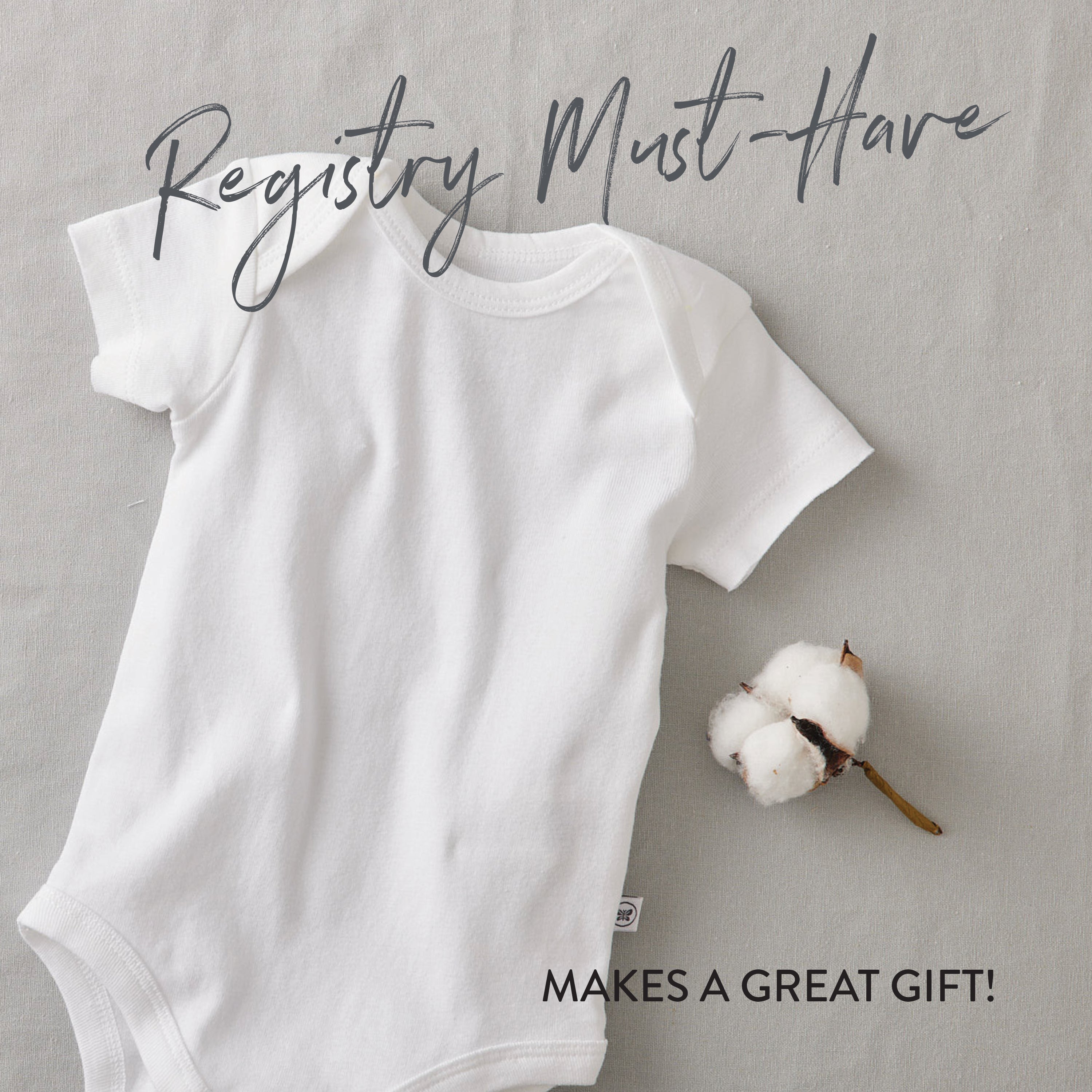 3-Pack Organic Cotton Short Sleeve Bodysuits