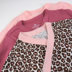 3-Pack Organic Cotton Long Sleeve Side-Snap Bodysuits