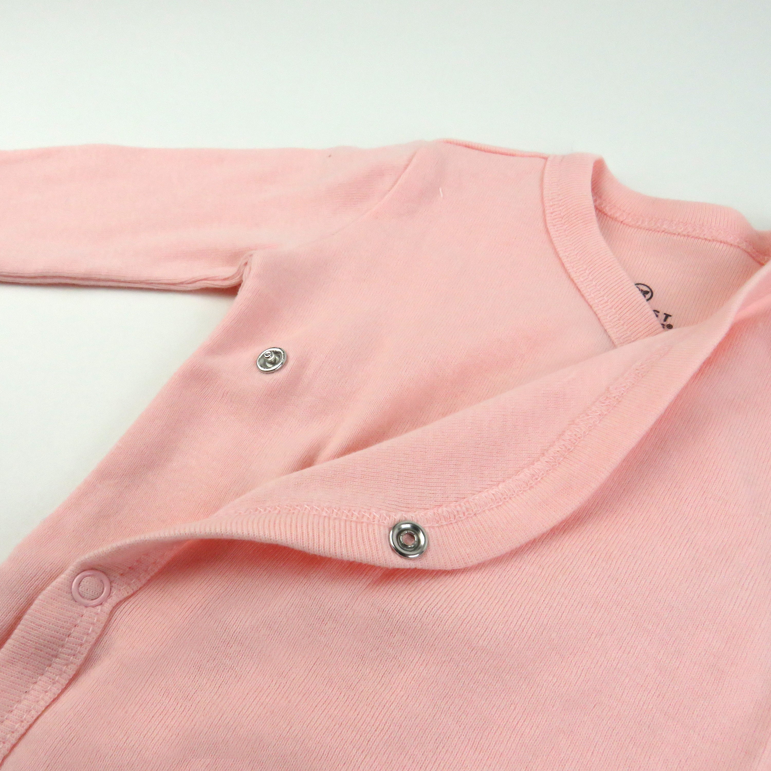 3-Pack Organic Cotton Long Sleeve Side-Snap Bodysuits