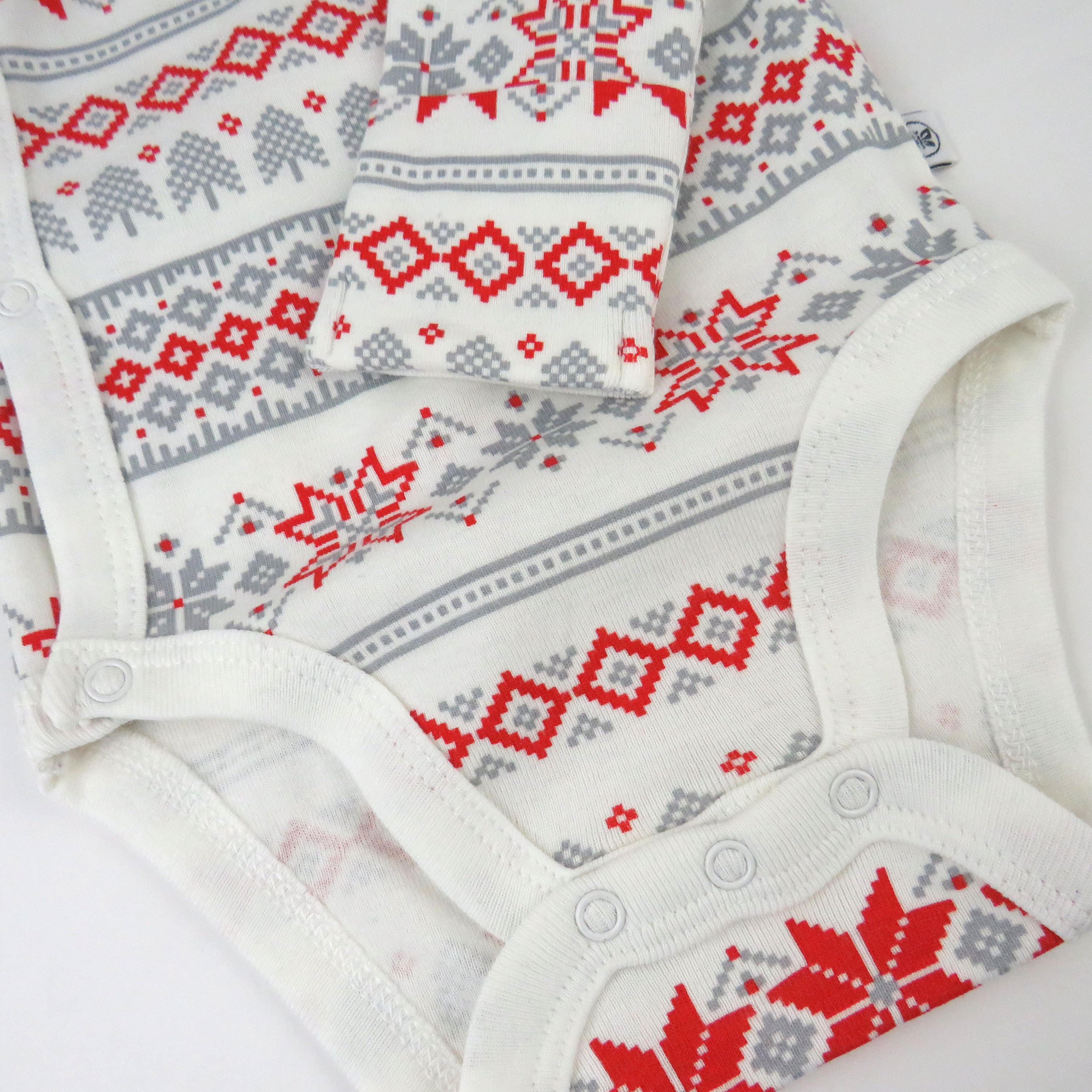 3-Pack Organic Cotton Long Sleeve Side-Snap Bodysuits