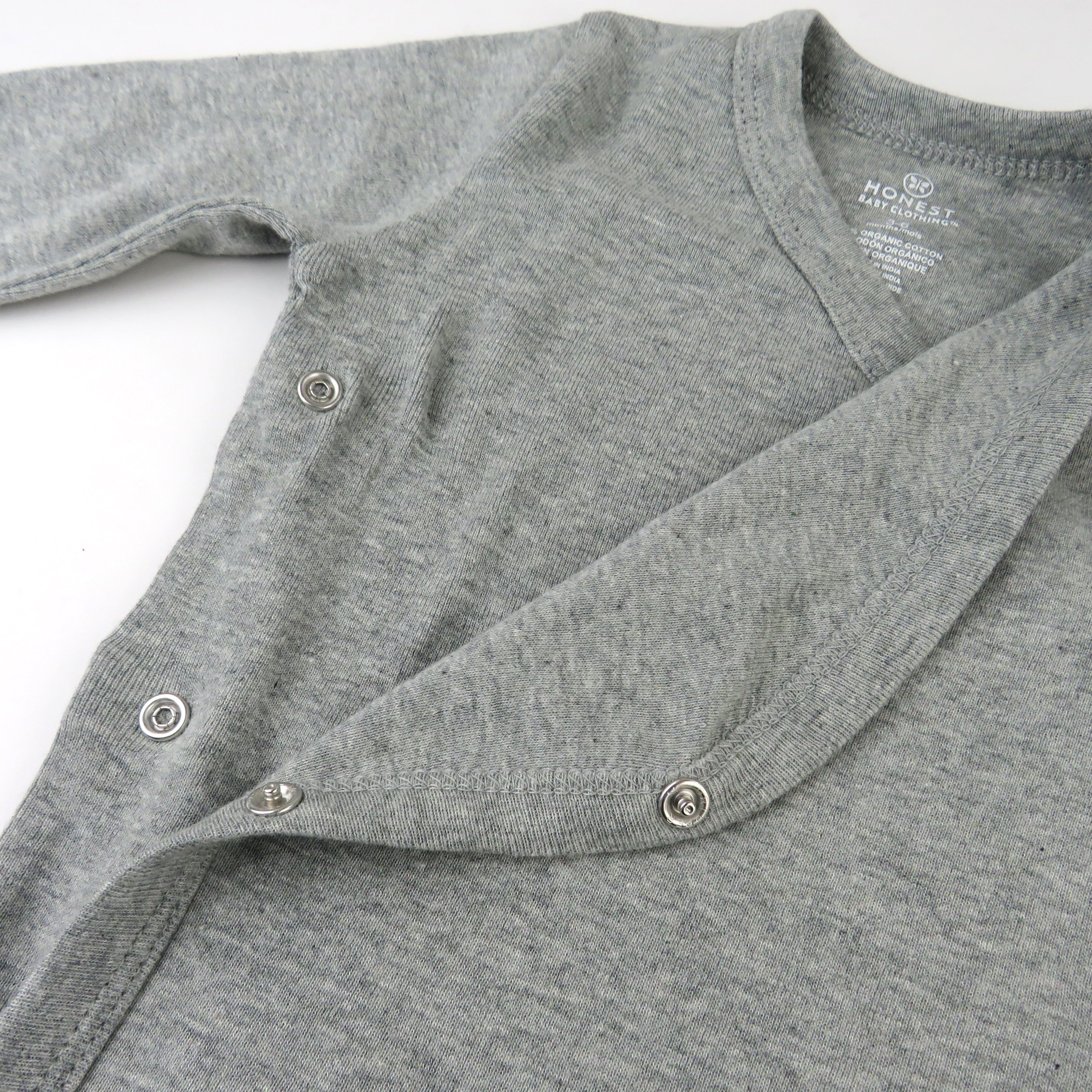 3-Pack Organic Cotton Long Sleeve Side-Snap Bodysuits