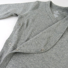 3-Pack Organic Cotton Long Sleeve Side-Snap Bodysuits