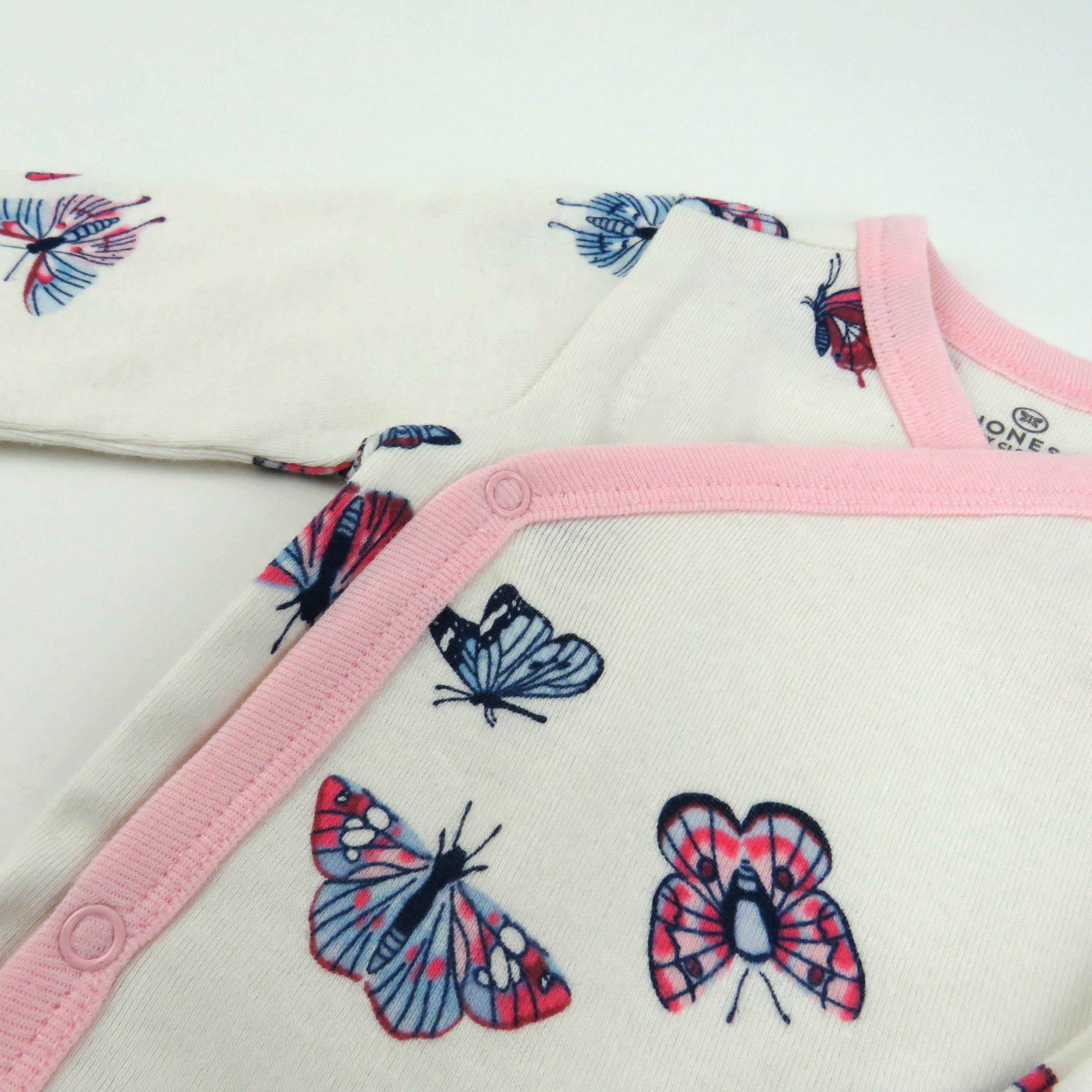 3-Pack Organic Cotton Long Sleeve Side-Snap Bodysuits