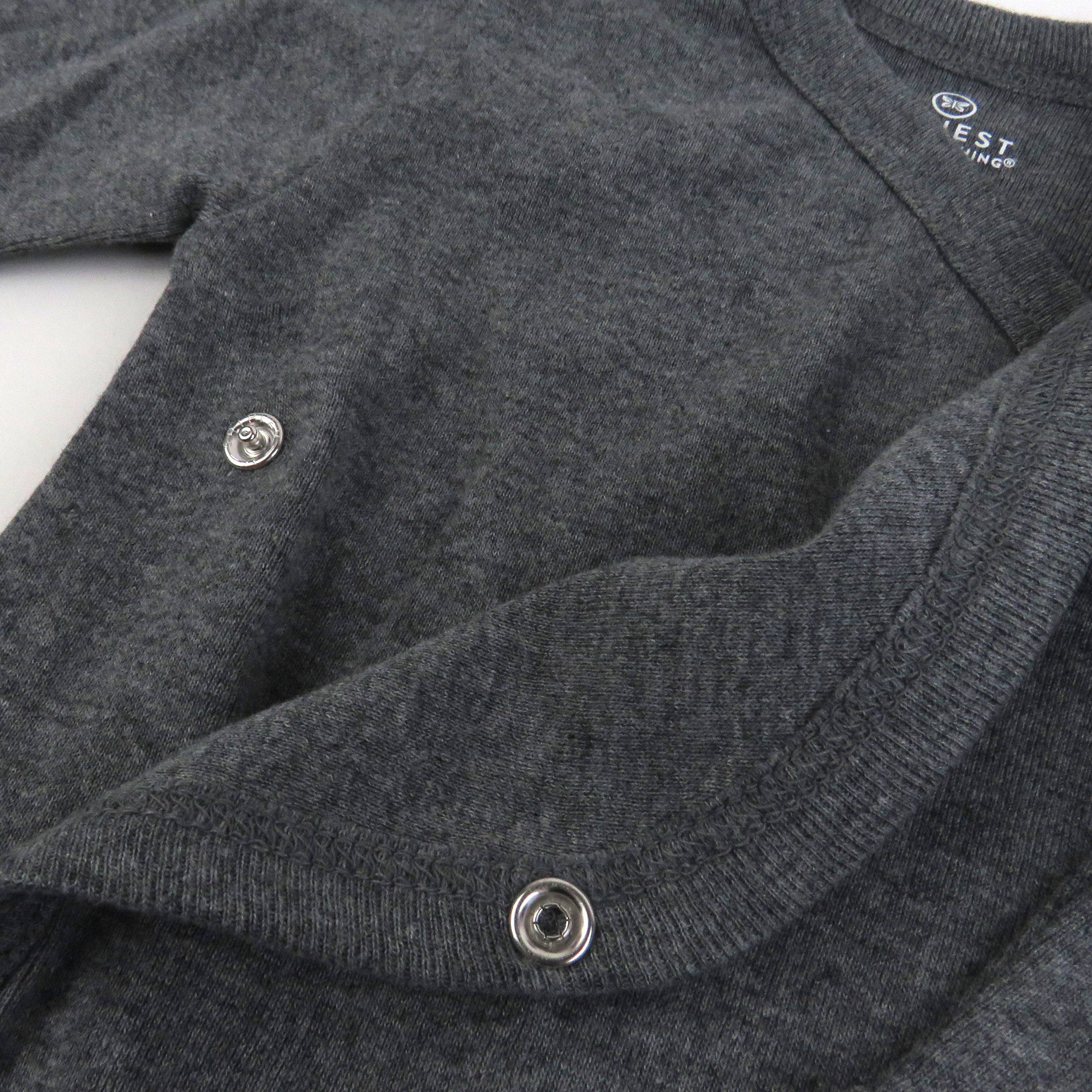 3-Pack Organic Cotton Long Sleeve Side-Snap Bodysuits