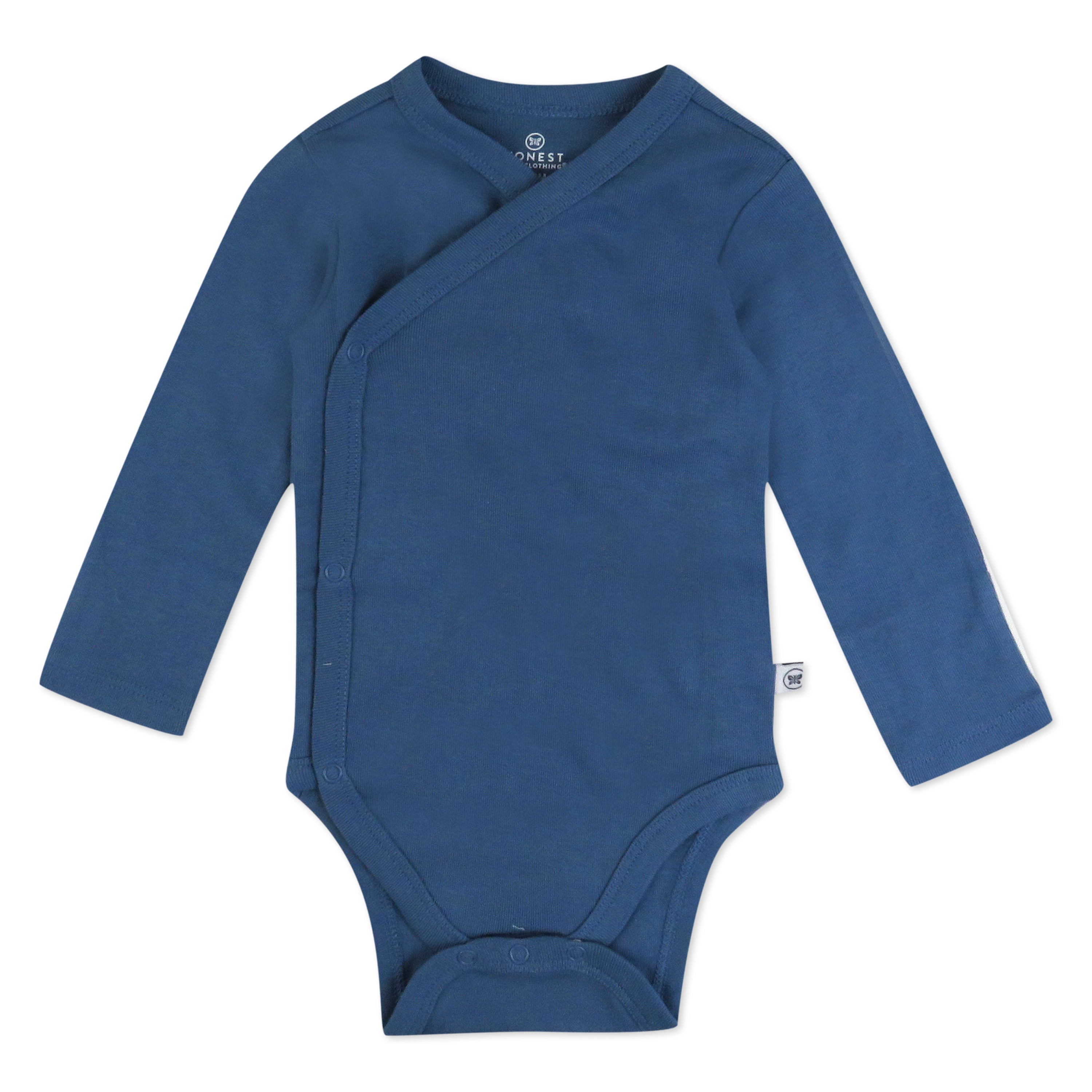 3-Pack Organic Cotton Long Sleeve Side-Snap Bodysuits