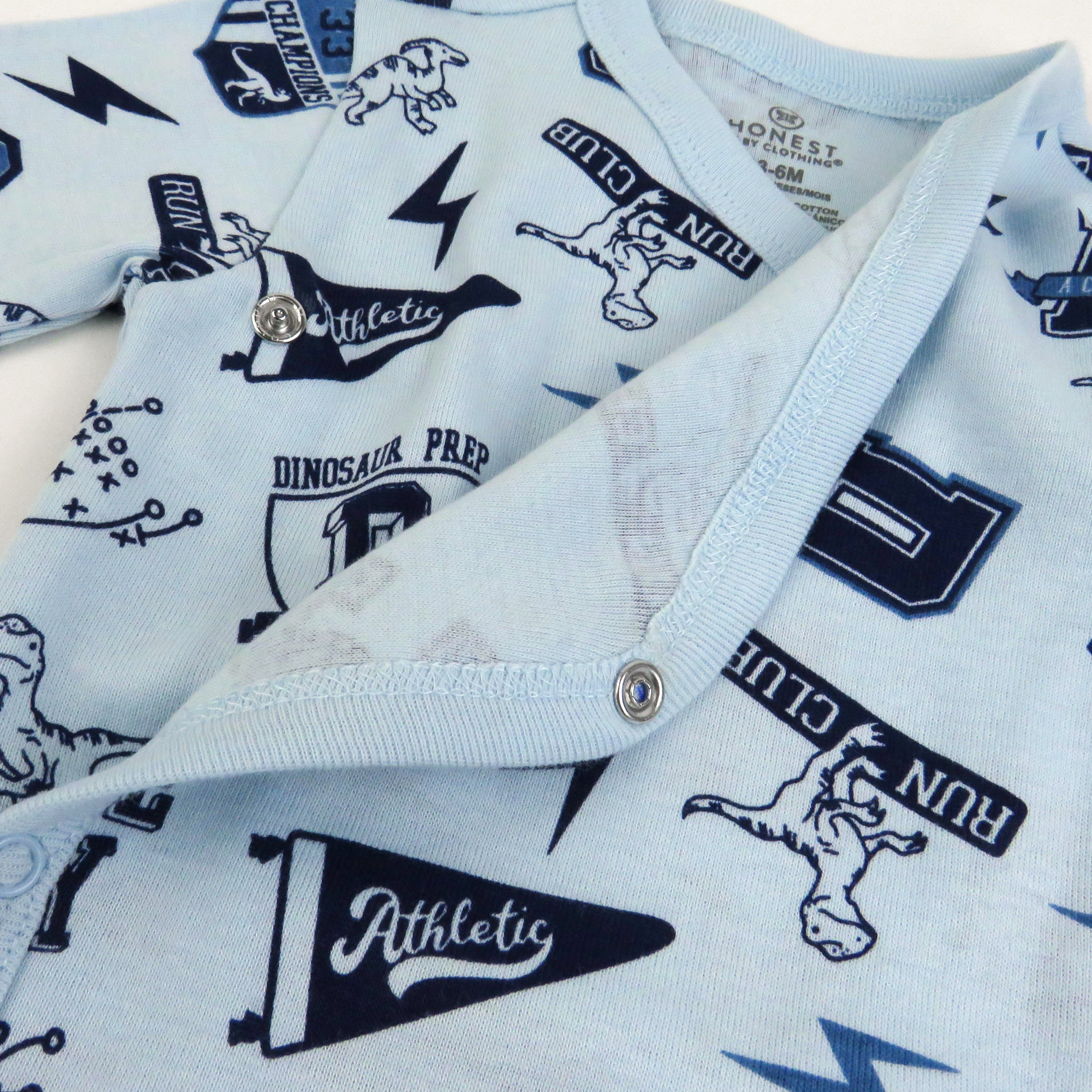 3-Pack Organic Cotton Long Sleeve Side-Snap Bodysuits