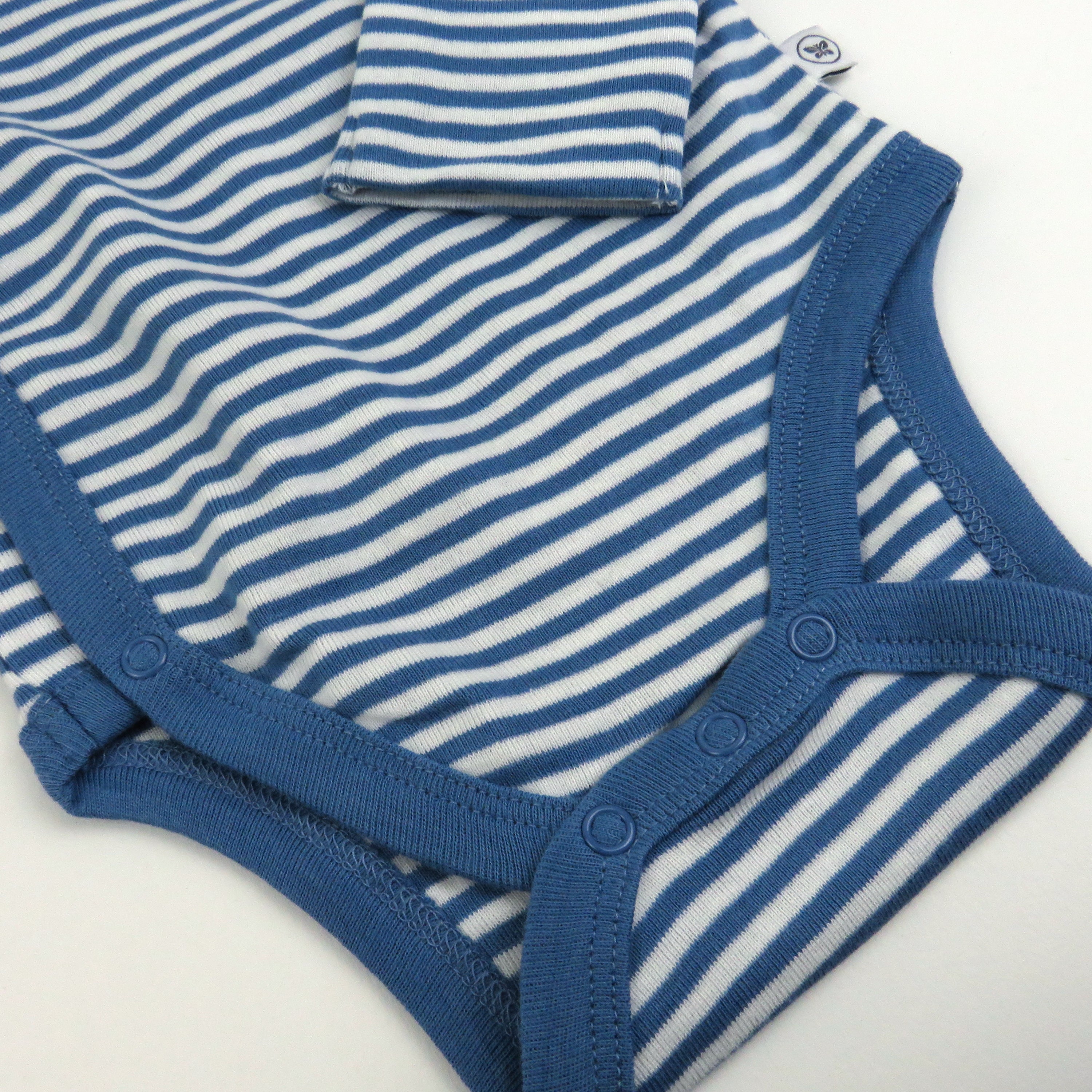 3-Pack Organic Cotton Long Sleeve Side-Snap Bodysuits