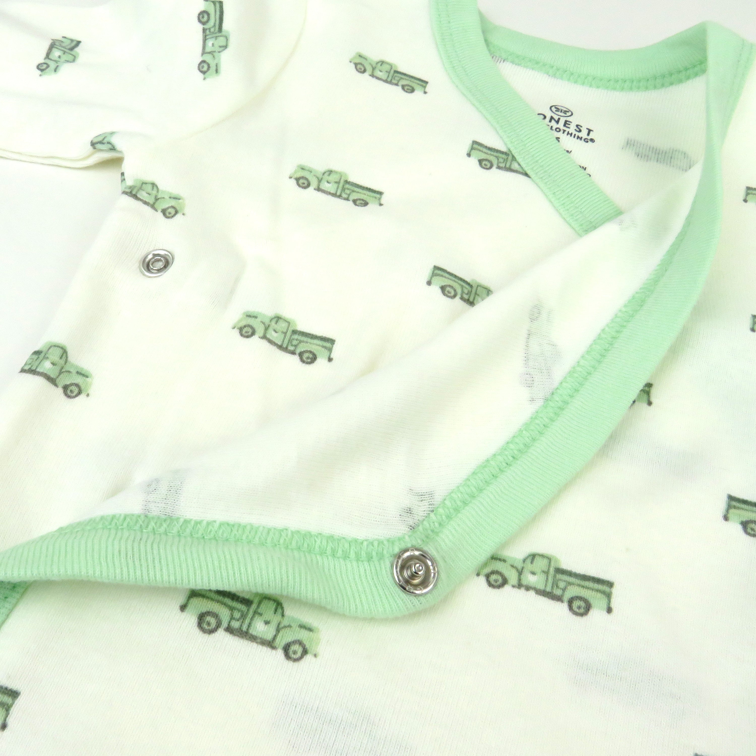 3-Pack Organic Cotton Long Sleeve Side-Snap Bodysuits