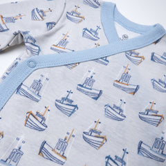 3-Pack Organic Cotton Long Sleeve Side-Snap Bodysuits