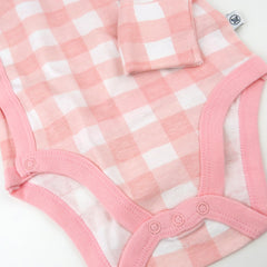 3-Pack Organic Cotton Long Sleeve Side-Snap Bodysuits