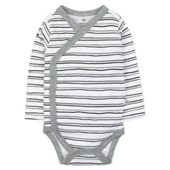 3-Pack Organic Cotton Long Sleeve Side-Snap Bodysuits
