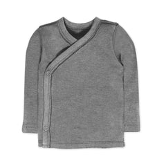 3-Pack Organic Cotton Long Sleeve Side-Snap Tops