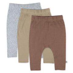 3-Pack Organic Cotton Harem Pants