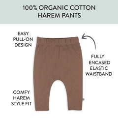 3-Pack Organic Cotton Harem Pants