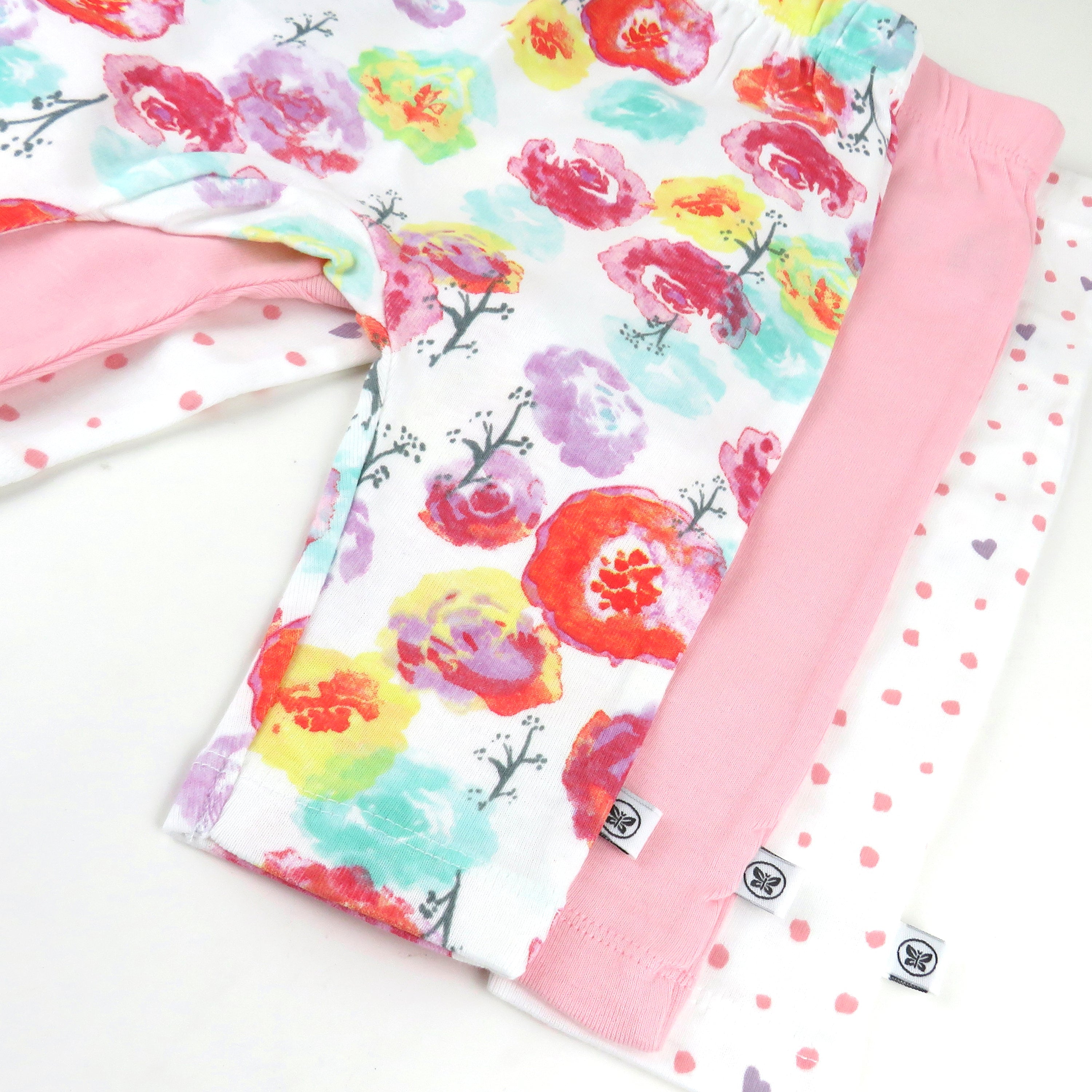 3-Pack Organic Cotton Harem Pants