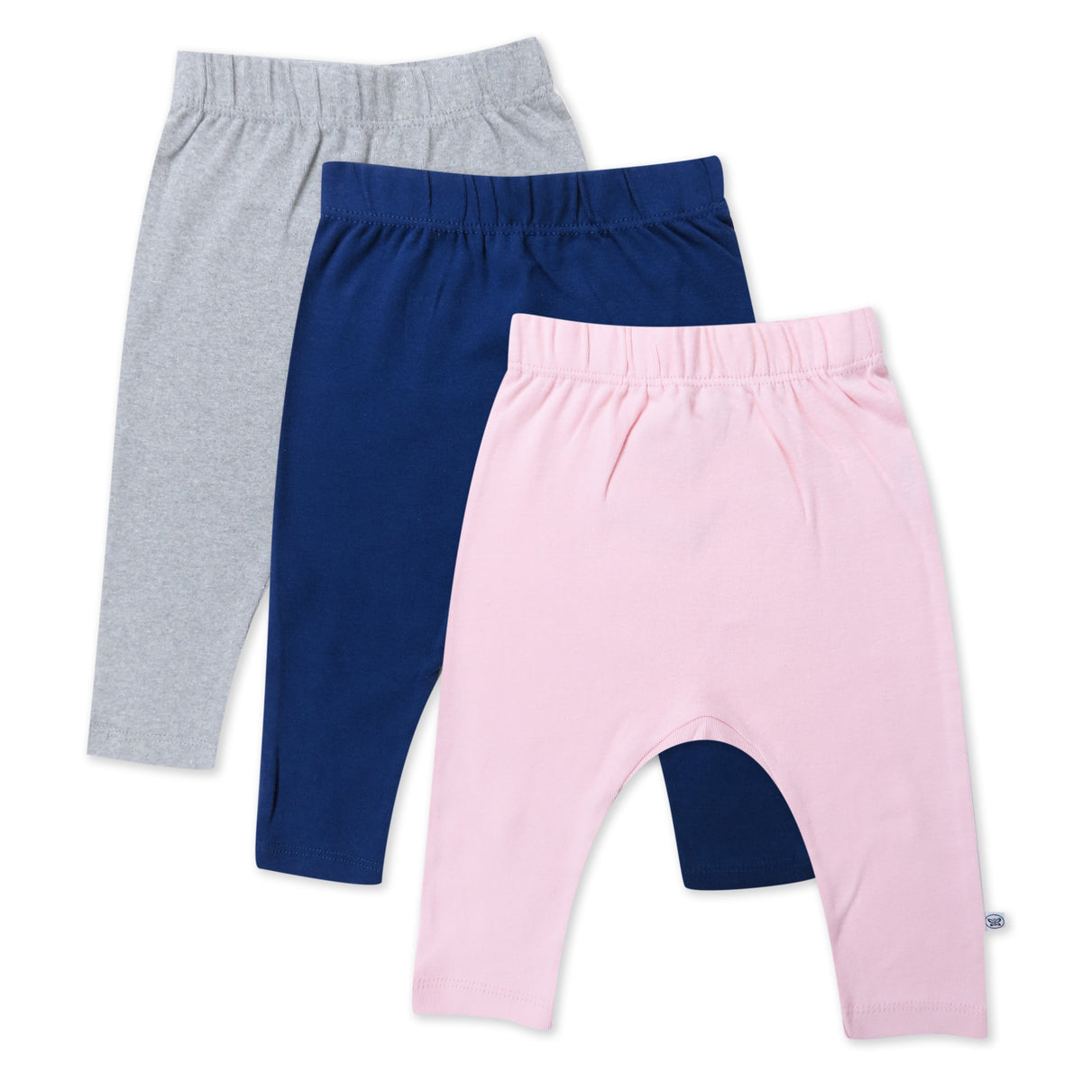 3-Pack Organic Cotton Harem Pants