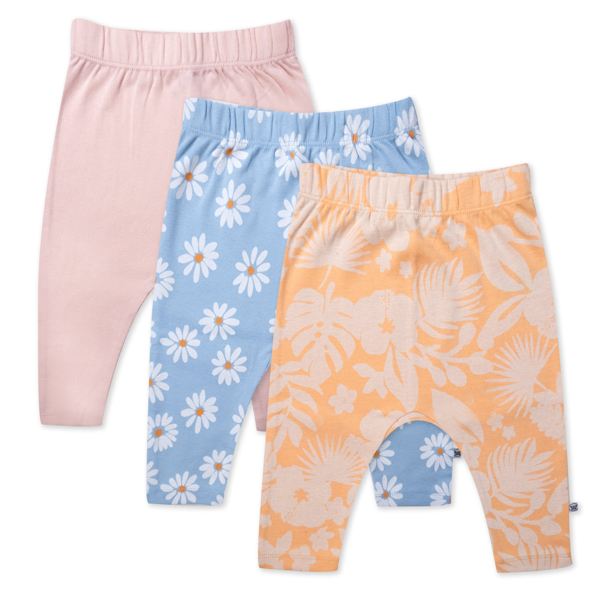 3-Pack Organic Cotton Harem Pants