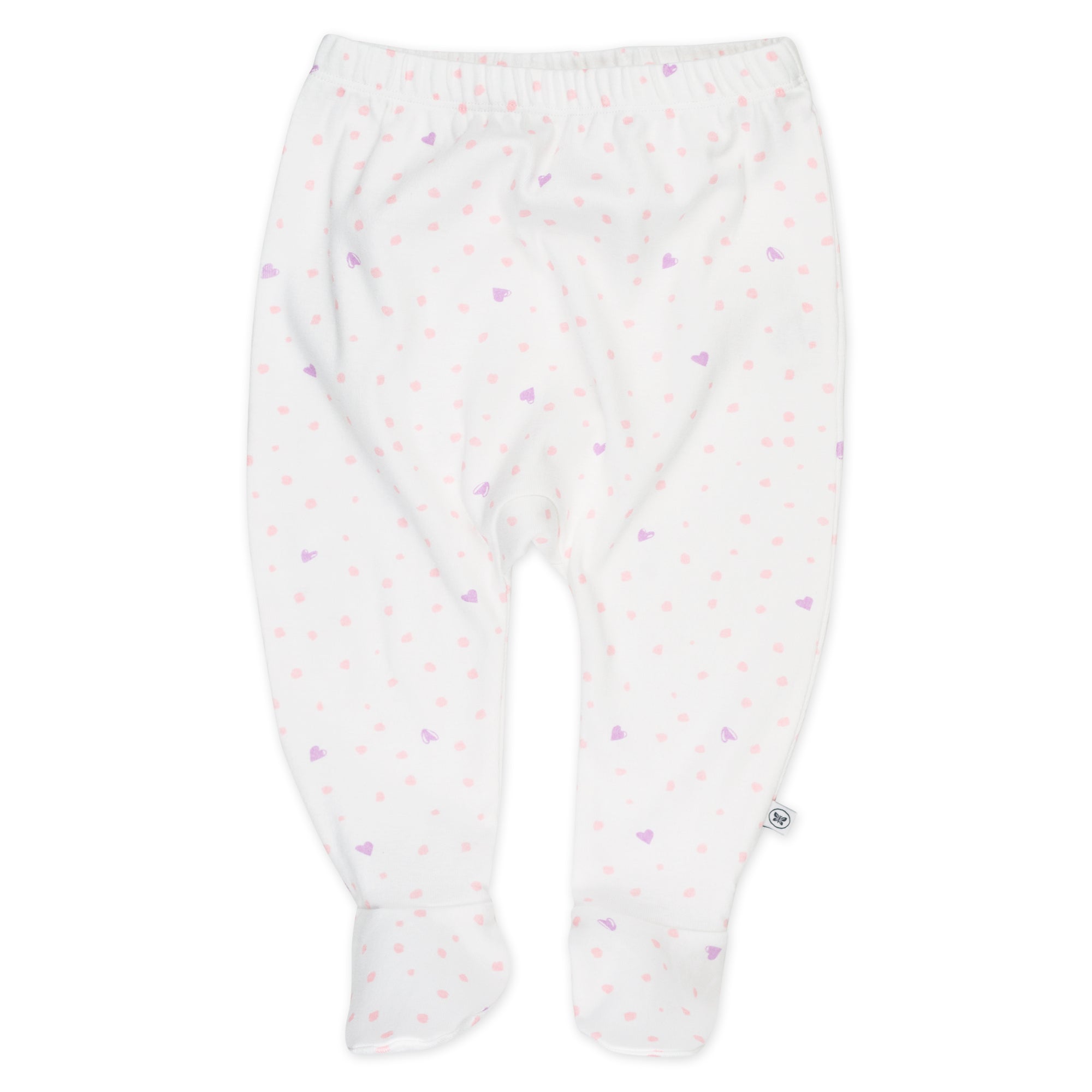 3-Pack Organic Cotton Footed Pants