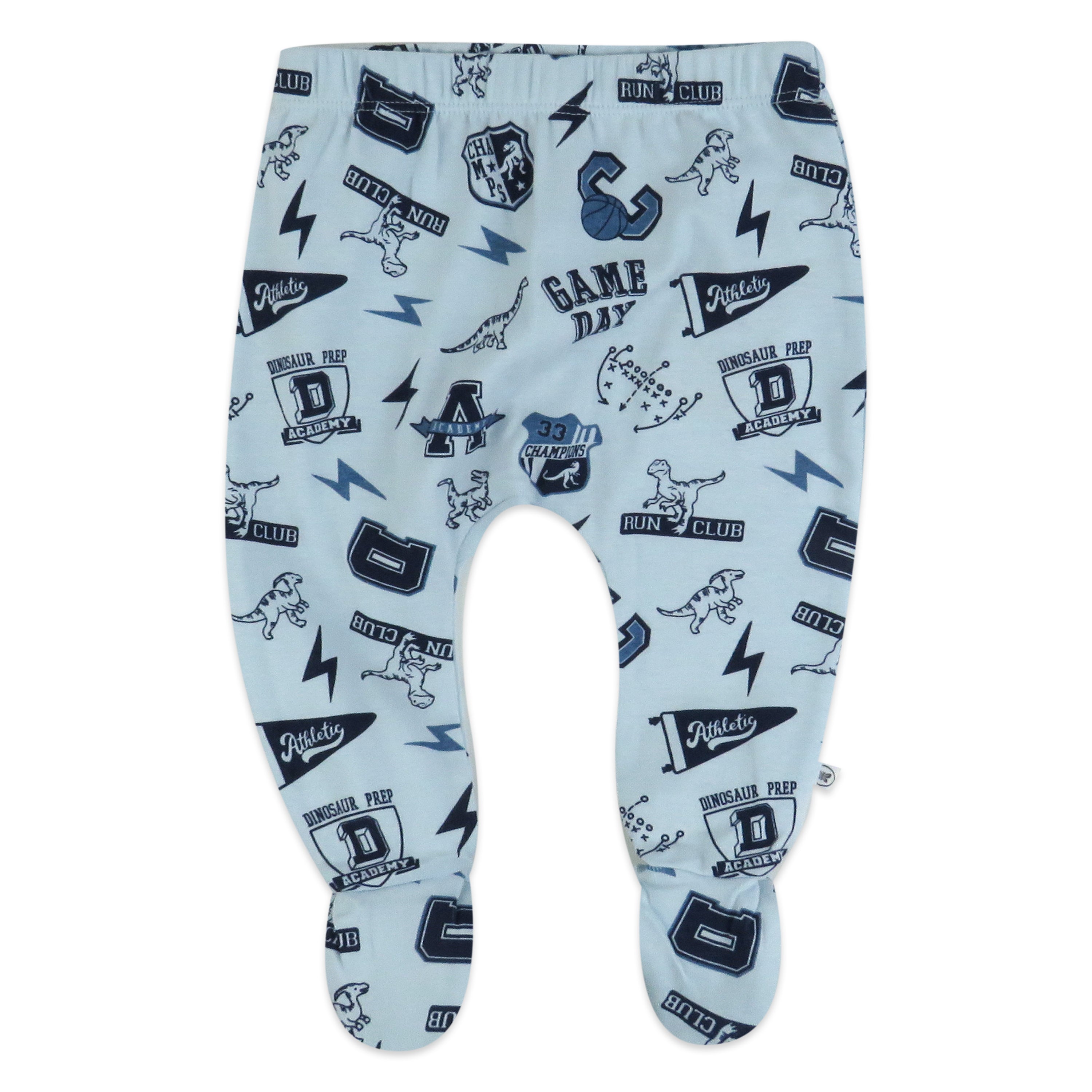 3-Pack Organic Cotton Footed Pants