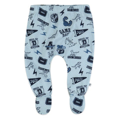 3-Pack Organic Cotton Footed Pants