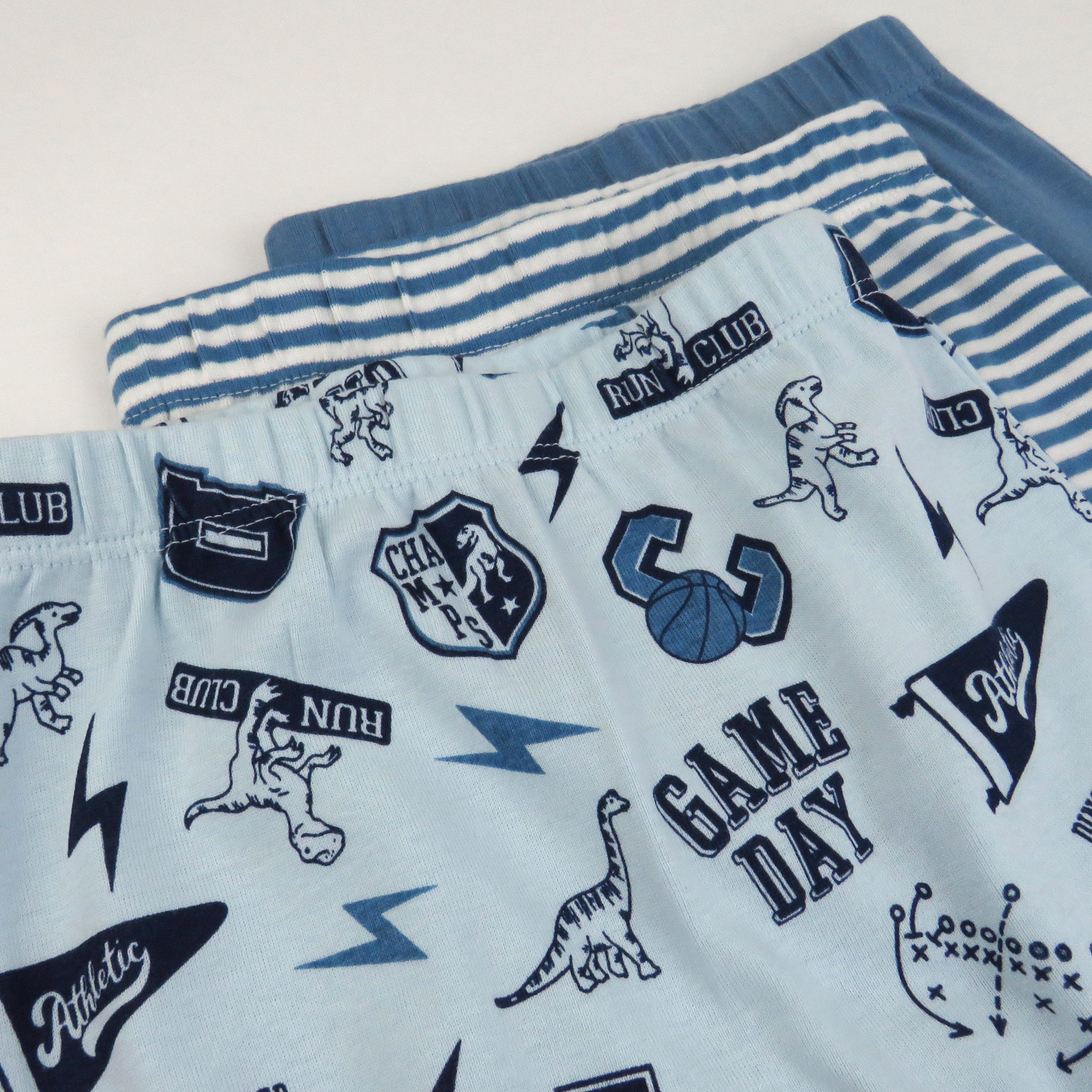 3-Pack Organic Cotton Footed Pants