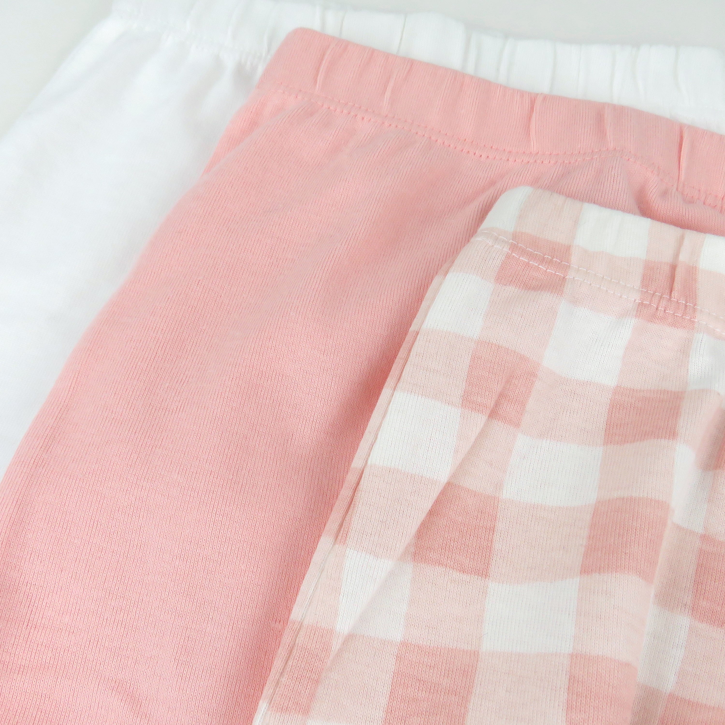 3-Pack Organic Cotton Footed Pants