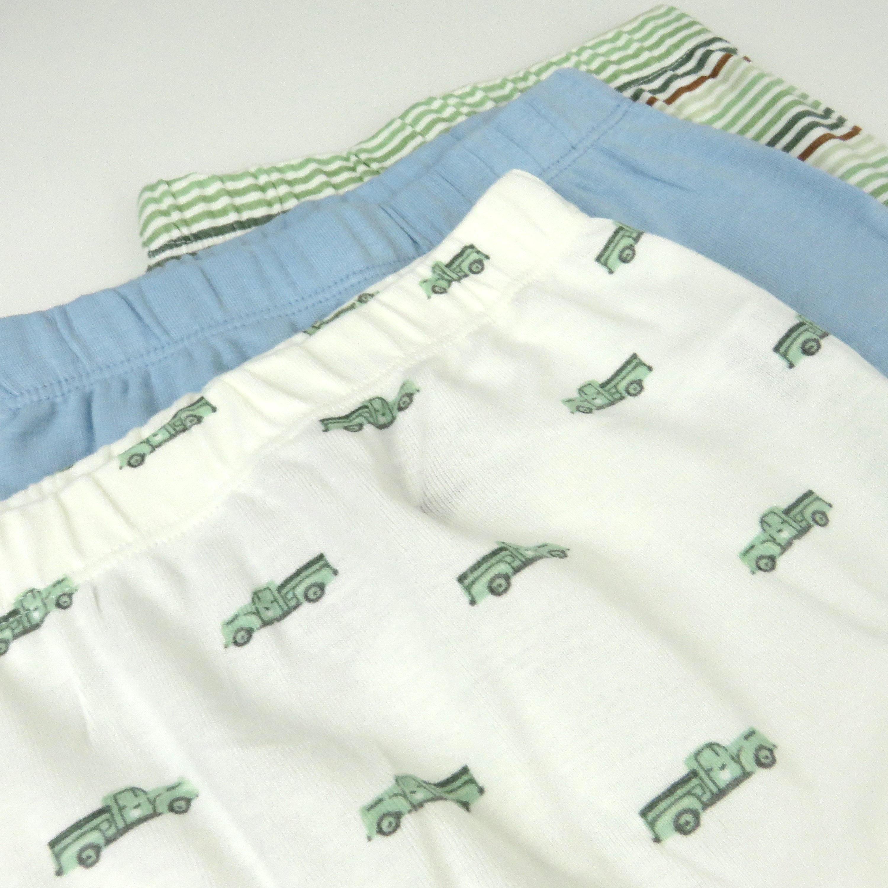 3-Pack Organic Cotton Footed Pants