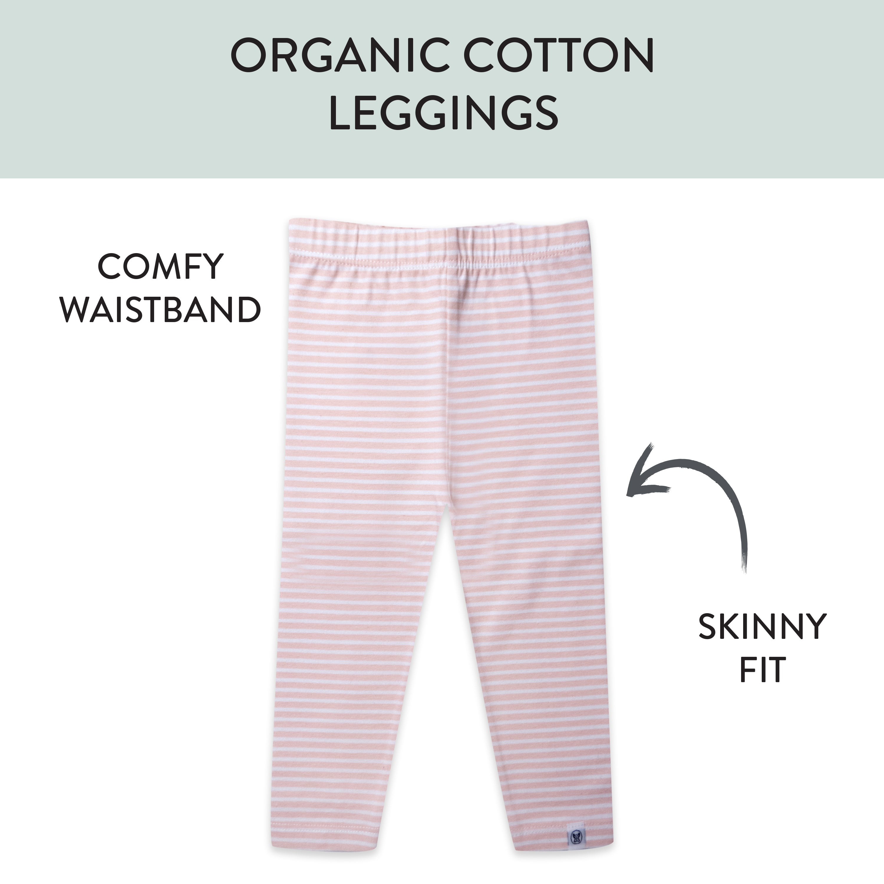 3-Pack Organic Cotton Legging Set