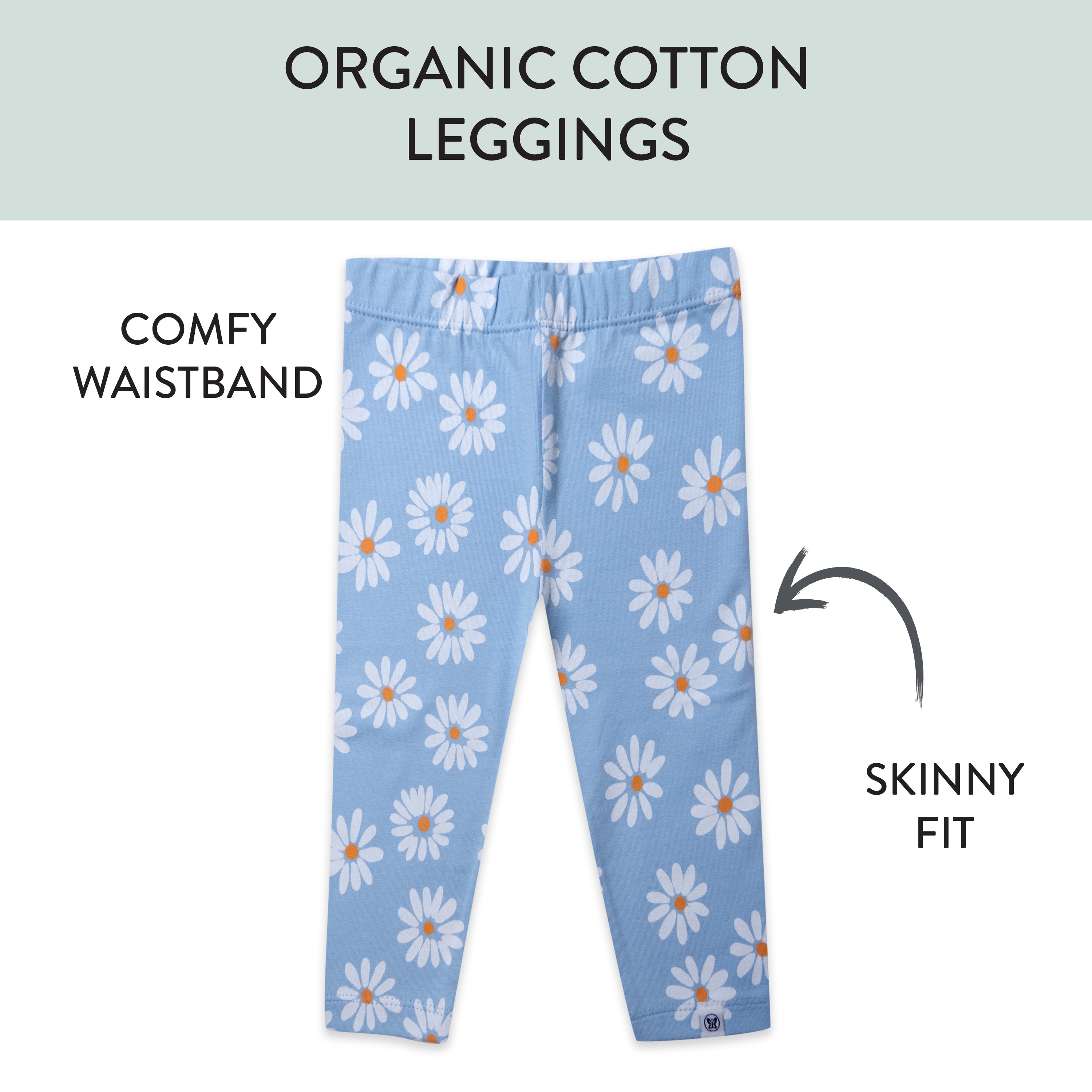 3-Pack Organic Cotton Legging Set