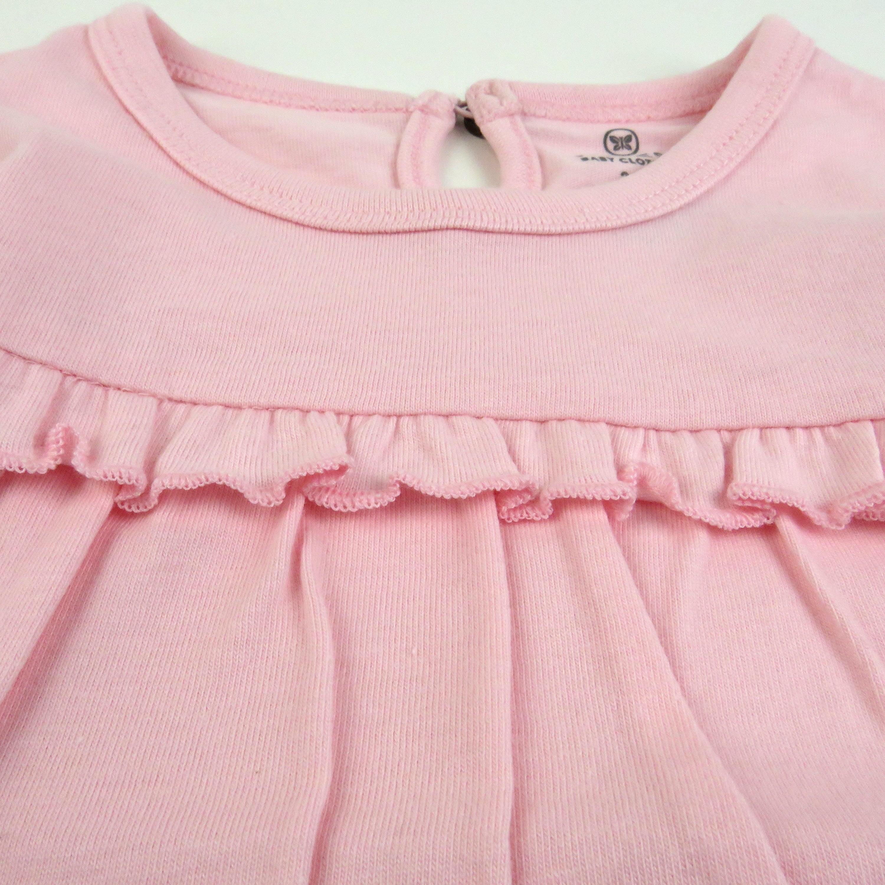 3-Pack Long Sleeve Babydoll Top with Gathered Yoke