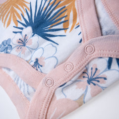 3-Pack Organic Cotton Long Sleeve Side-Snap Bodysuits