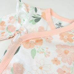 3-Pack Organic Cotton Long Sleeve Side-Snap Bodysuits