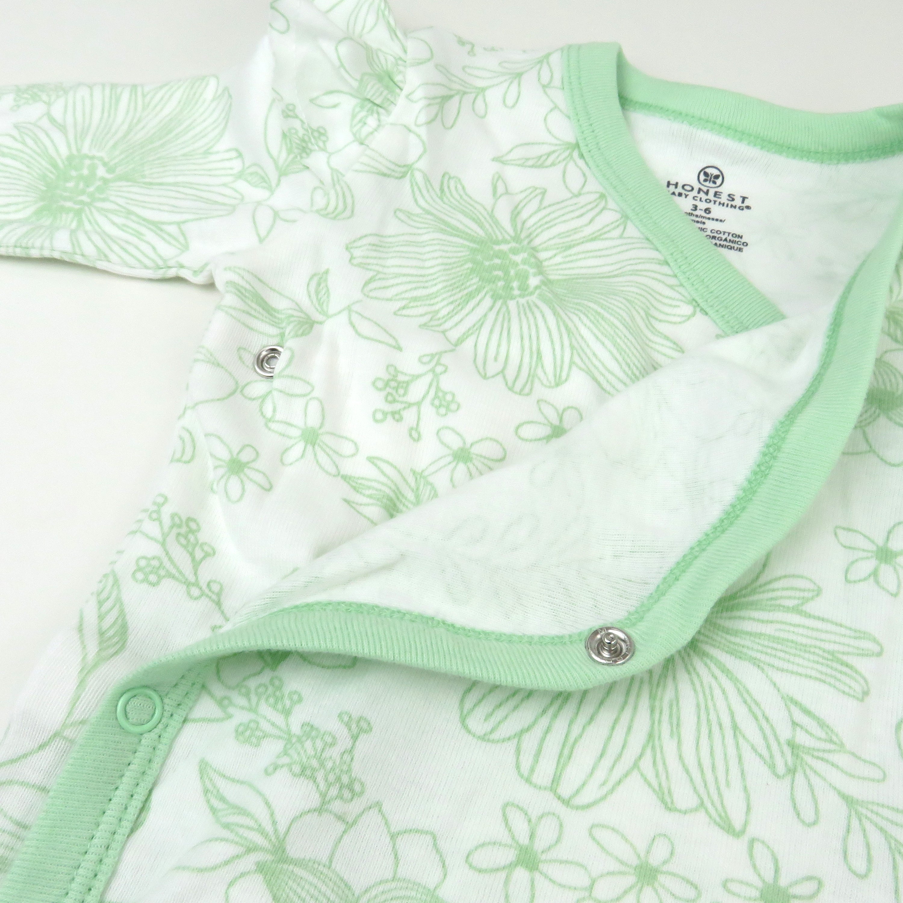 3-Pack Organic Cotton Long Sleeve Side-Snap Bodysuits