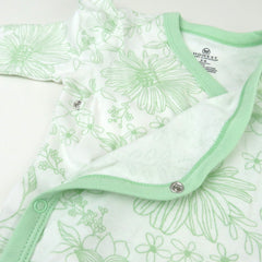 3-Pack Organic Cotton Long Sleeve Side-Snap Bodysuits