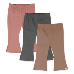 3-Pack Organic Cotton Legging Set