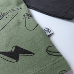 3-Pack Organic Cotton 2fer T-Shirts