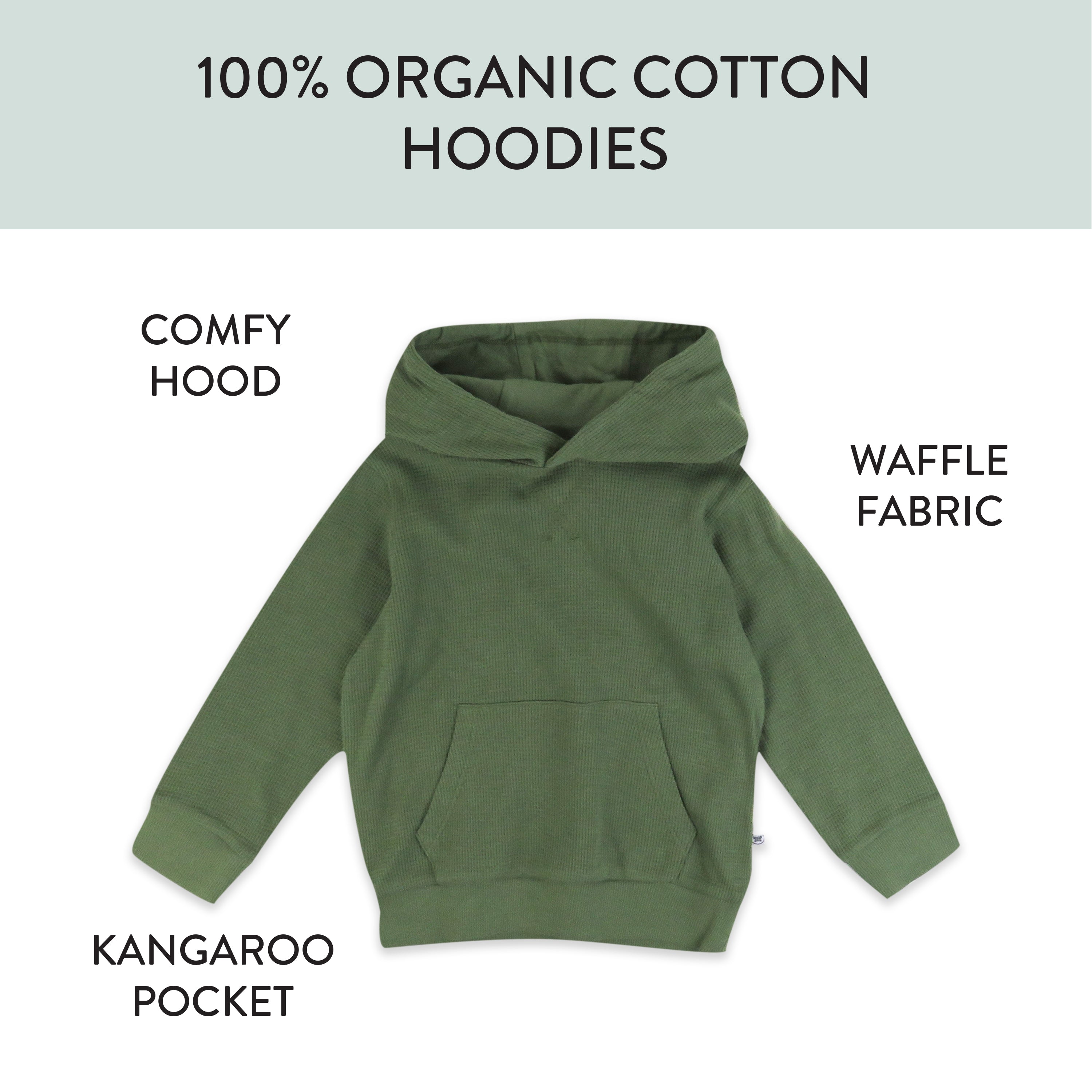 3-Pack Cotton Thermal Hoodie