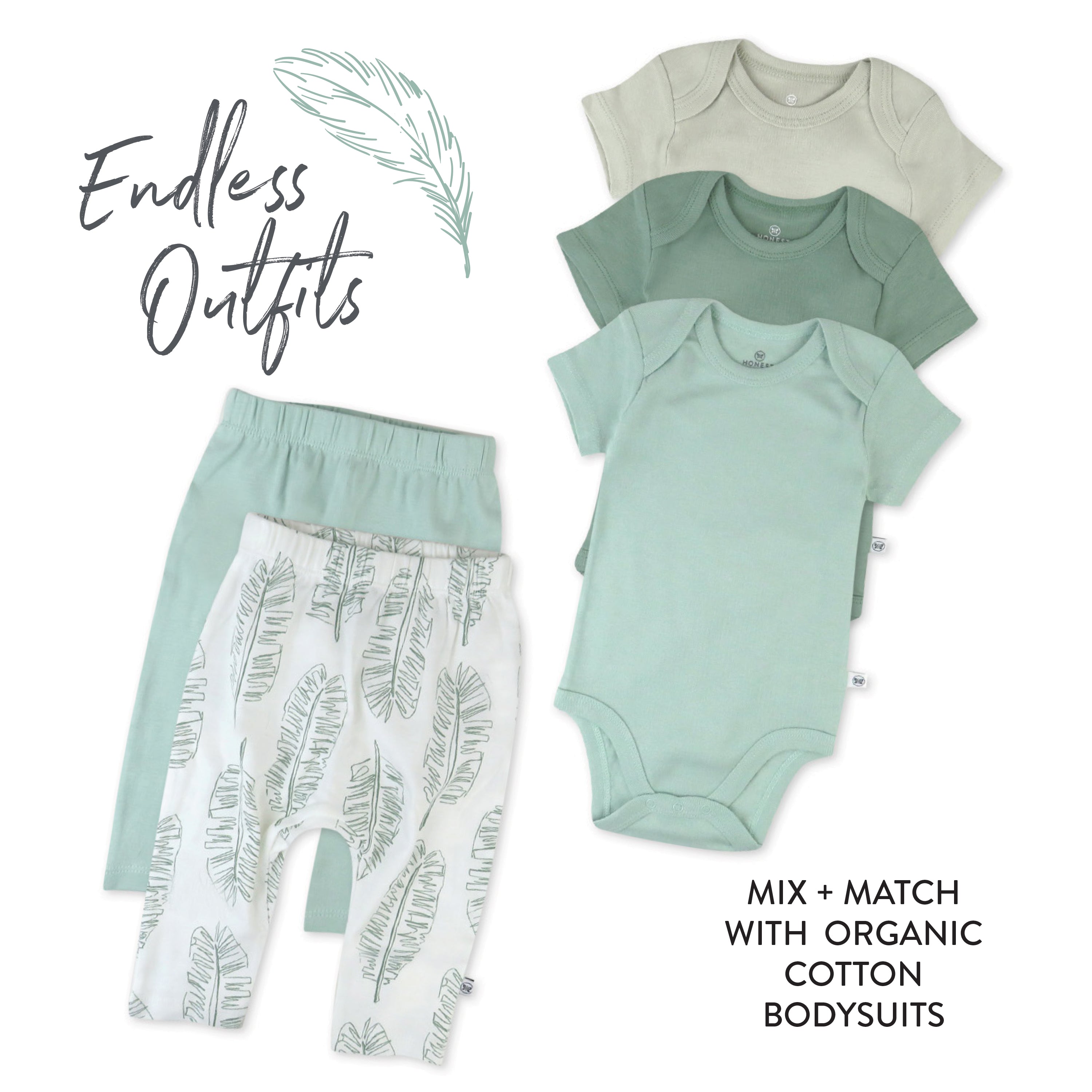 4-Pack Organic Cotton Harem Pants