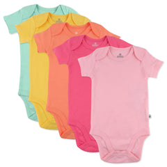 5-Pack Organic Cotton Short Sleeve Bodysuits