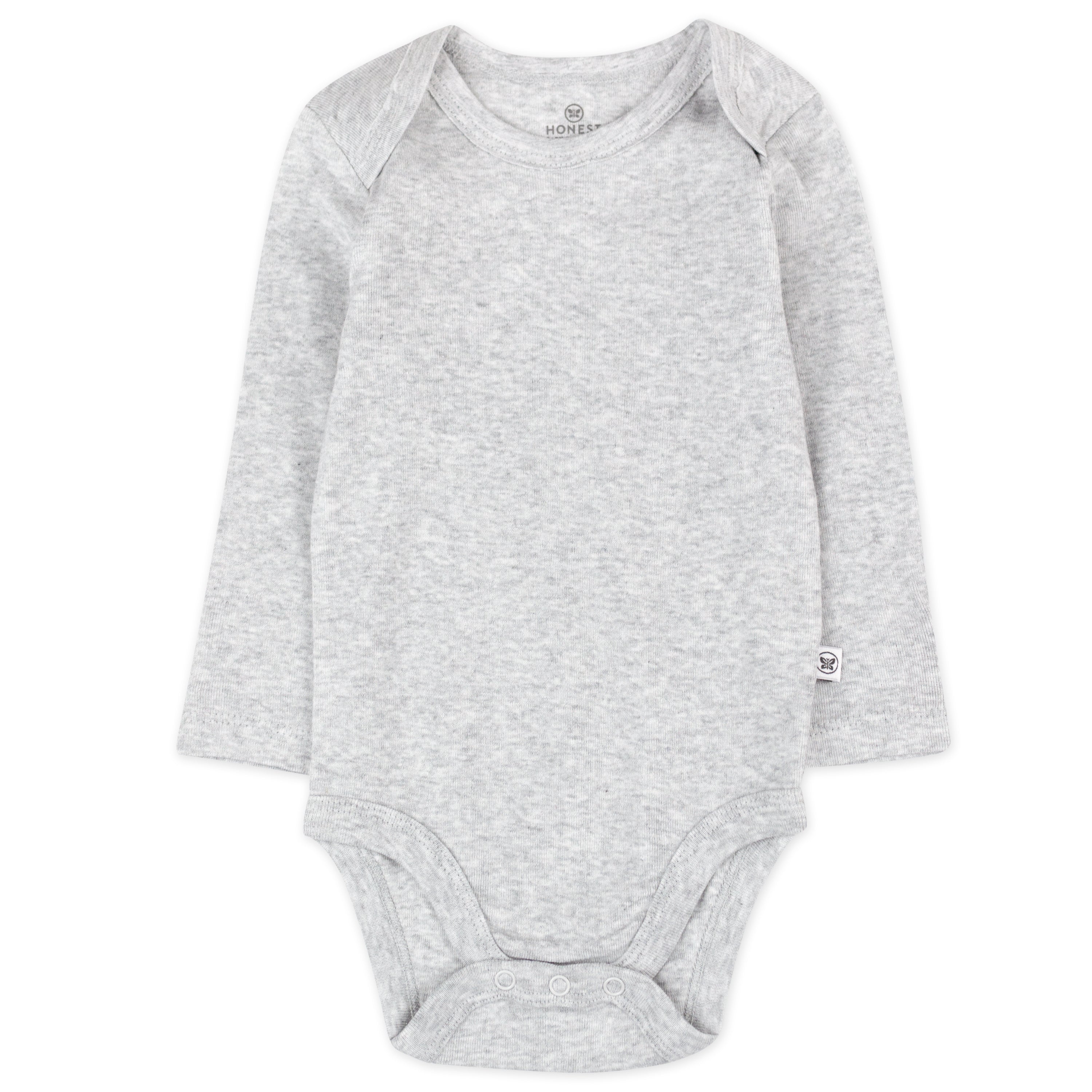 5-Pack Organic Cotton Long Sleeve Bodysuits