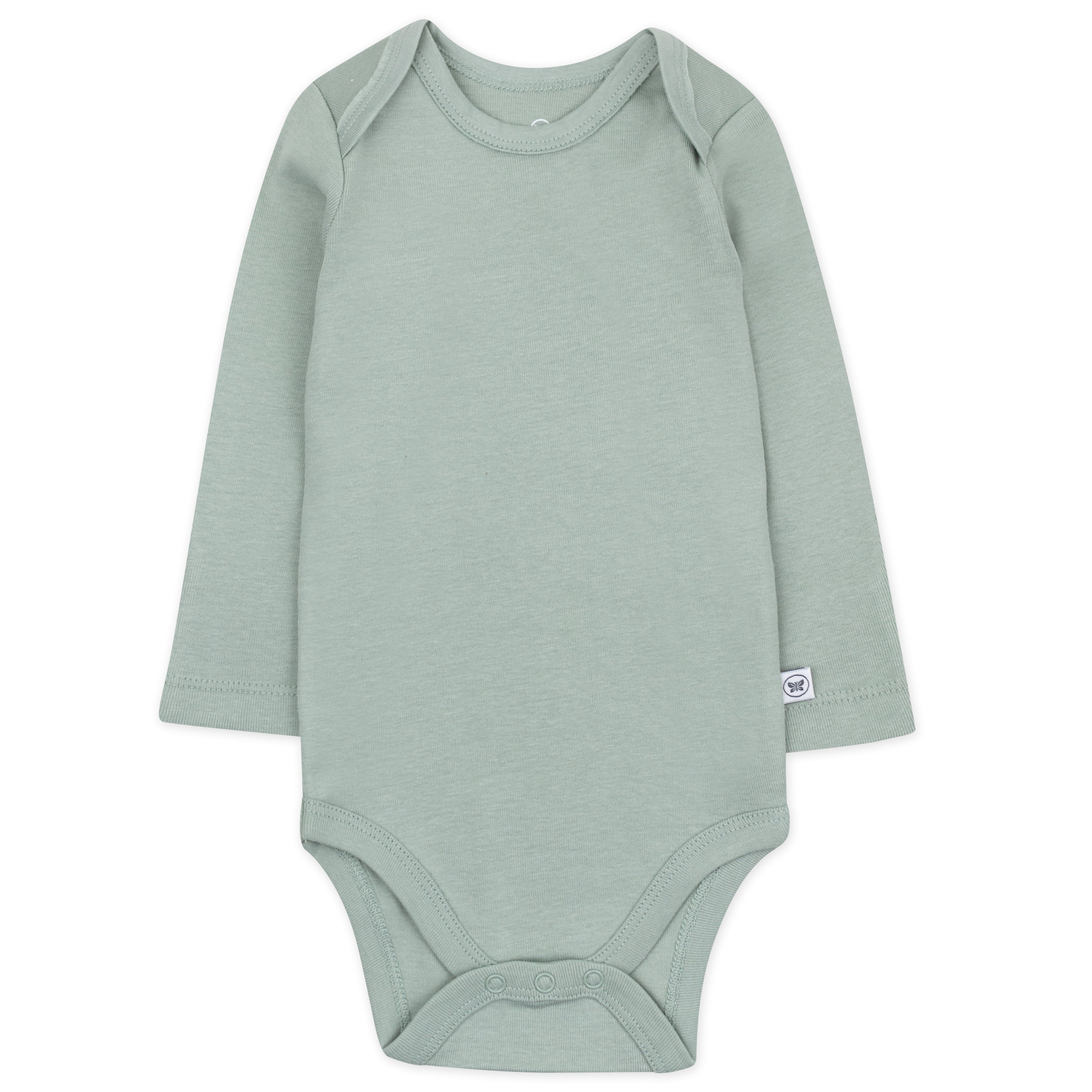 5-Pack Organic Cotton Long Sleeve Bodysuits