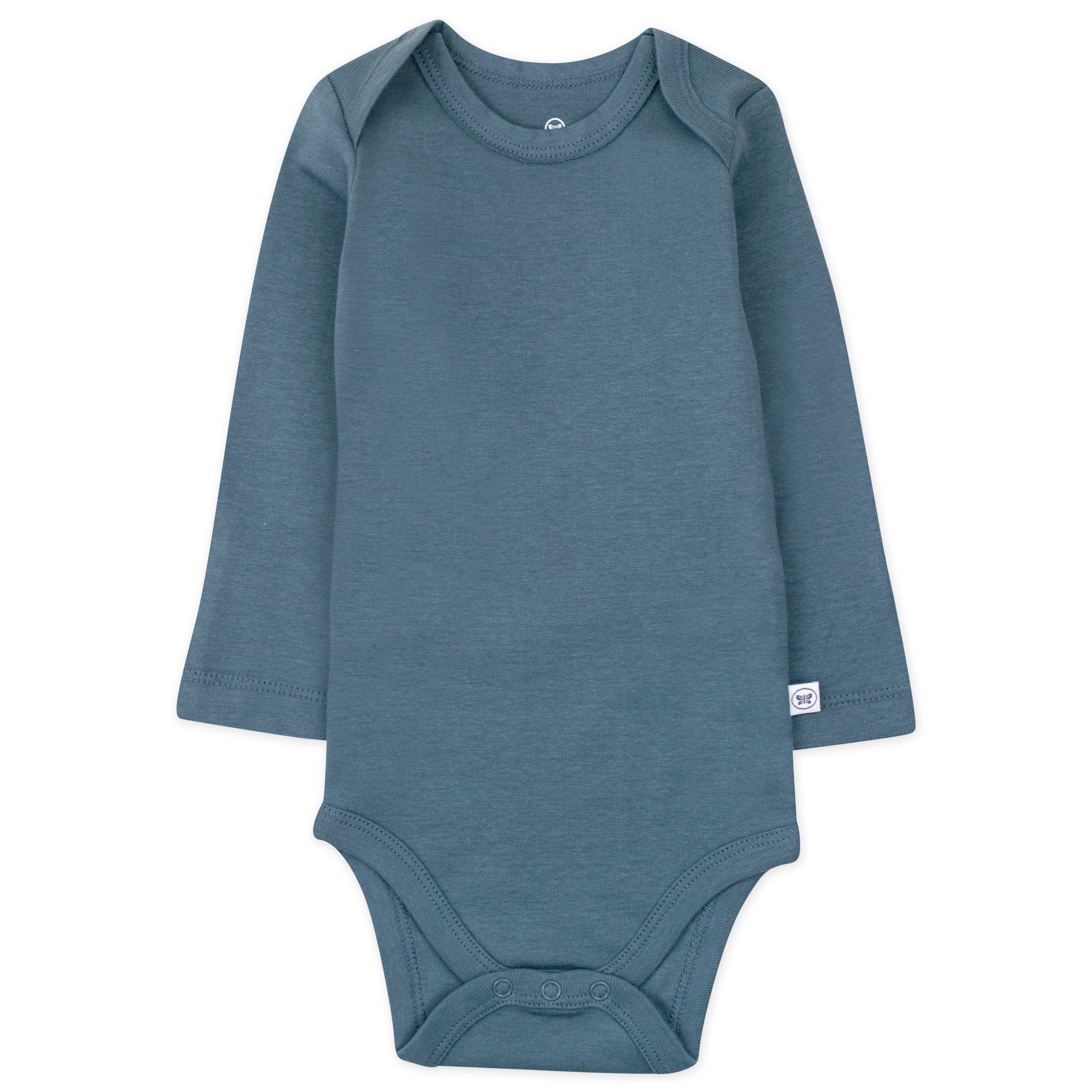 5-Pack Organic Cotton Long Sleeve Bodysuits