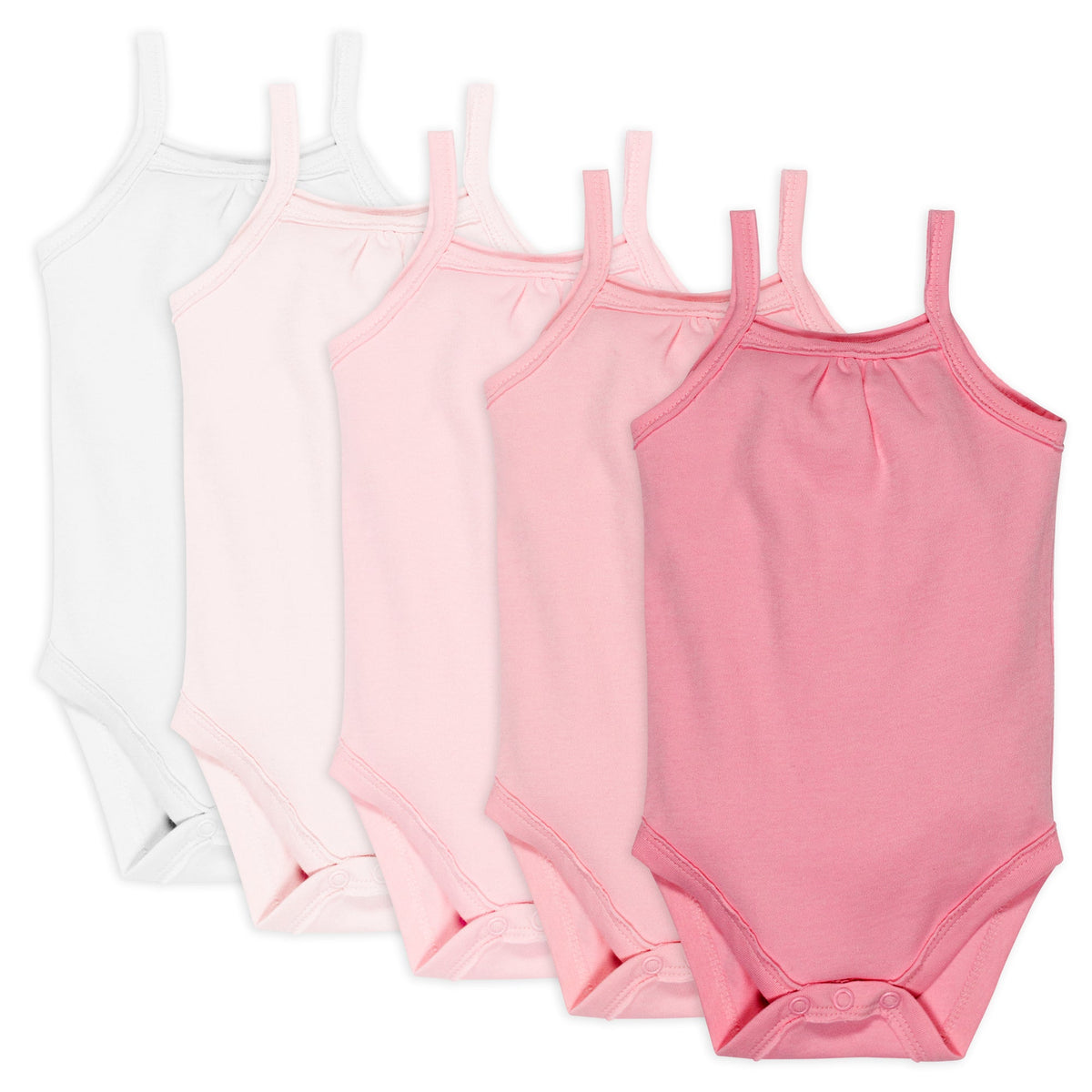 5-Pack Organic Cotton Cami Bodysuits