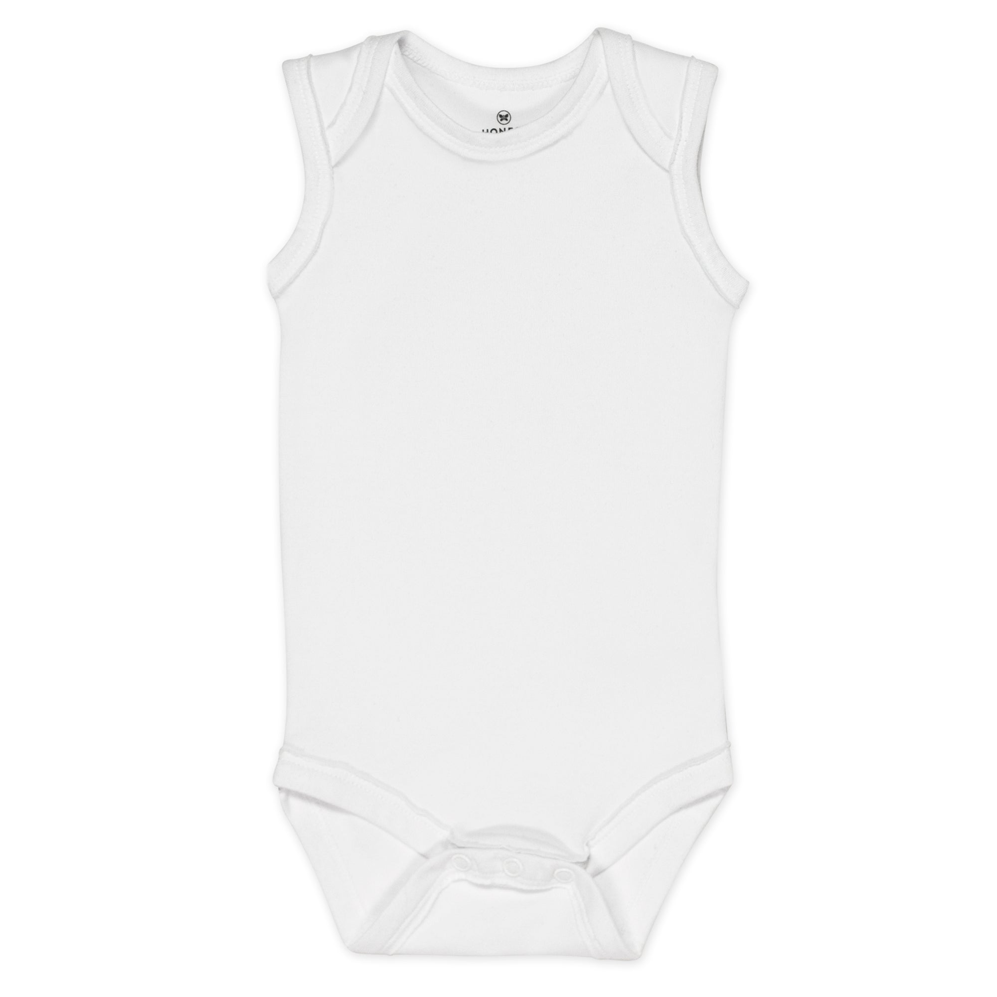 5-Pack Organic Cotton Sleeveless Bodysuits