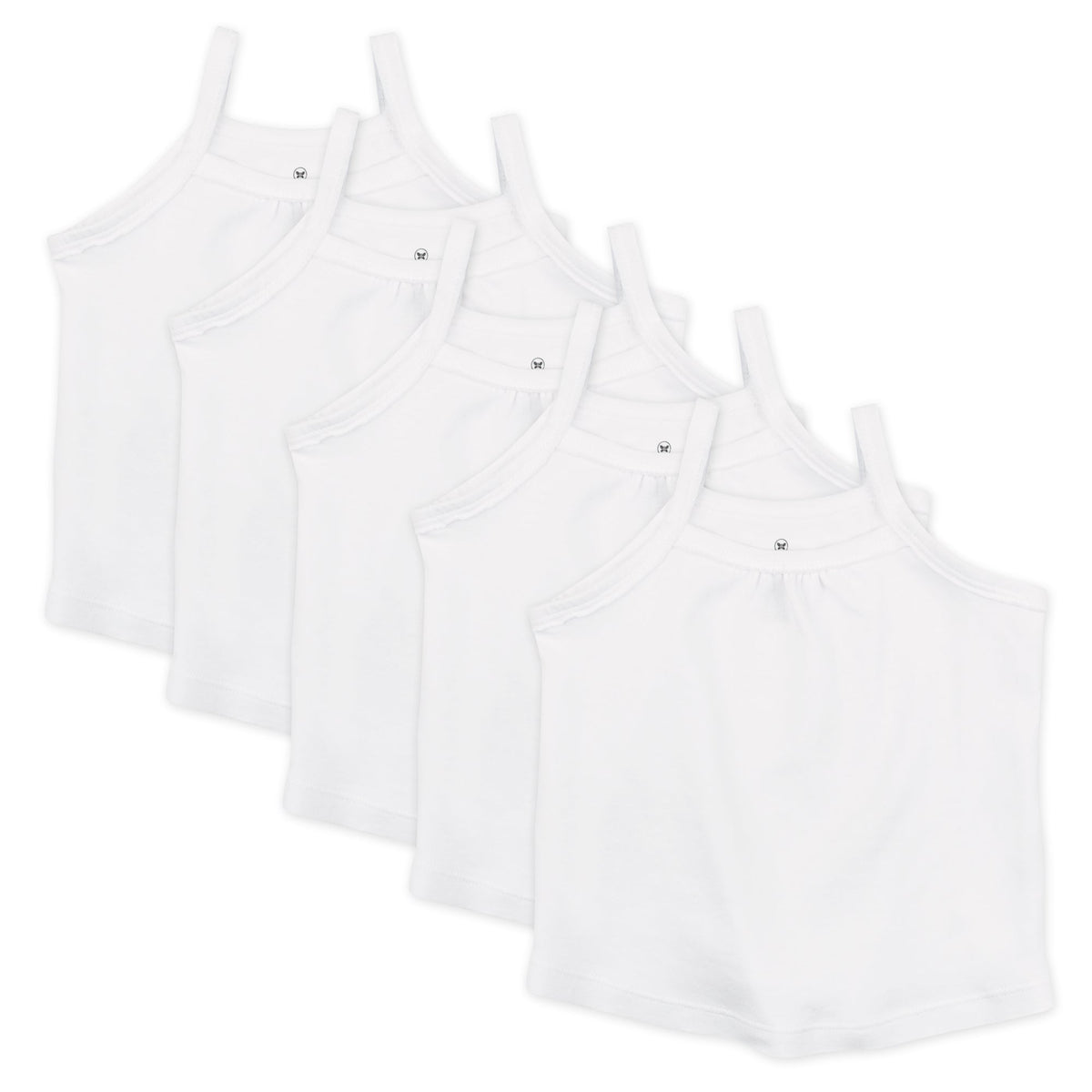 5-Pack Organic Cotton Cami Tops